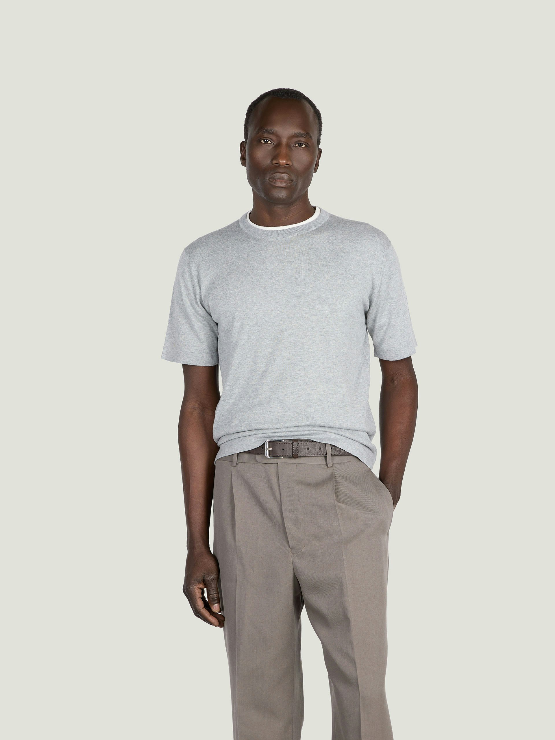Lorca - John Smedley's Sea Island Cotton T-Shirt | John Smedley