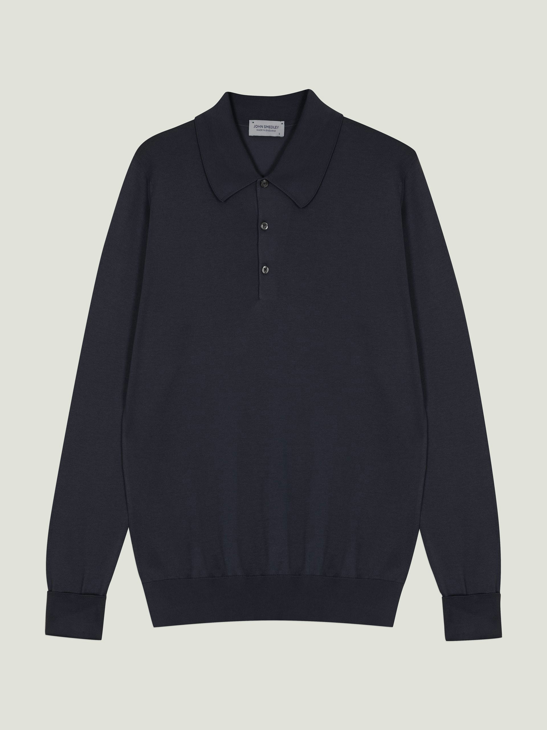 Finchley - John Smedley's Sea Island Cotton Polo Shirt | John Smedley