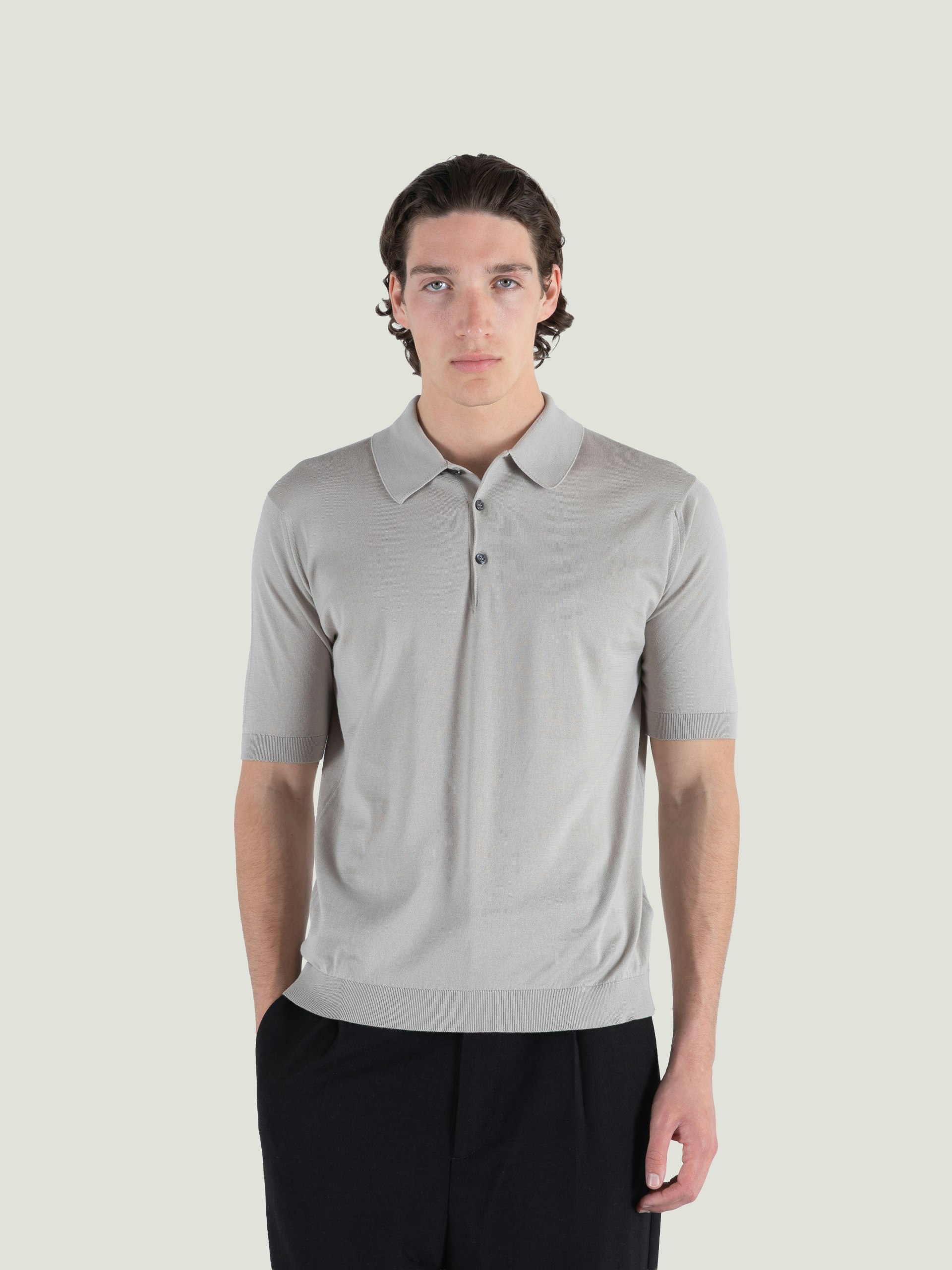 Isis John Smedley Sea Island Cotton Polo Shirt | John Smedley