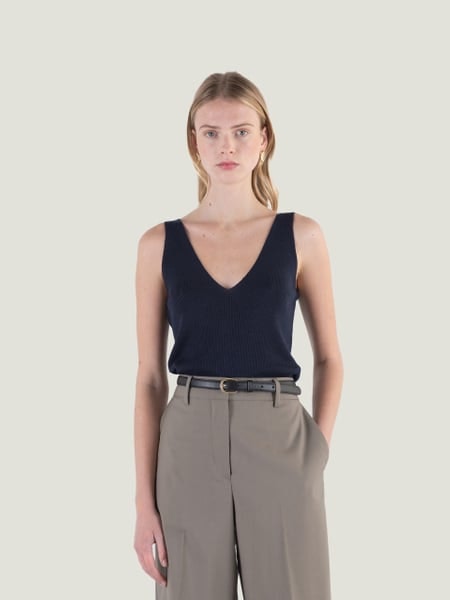 Cesca - John Smedley's Sea Island Cotton Top | John Smedley