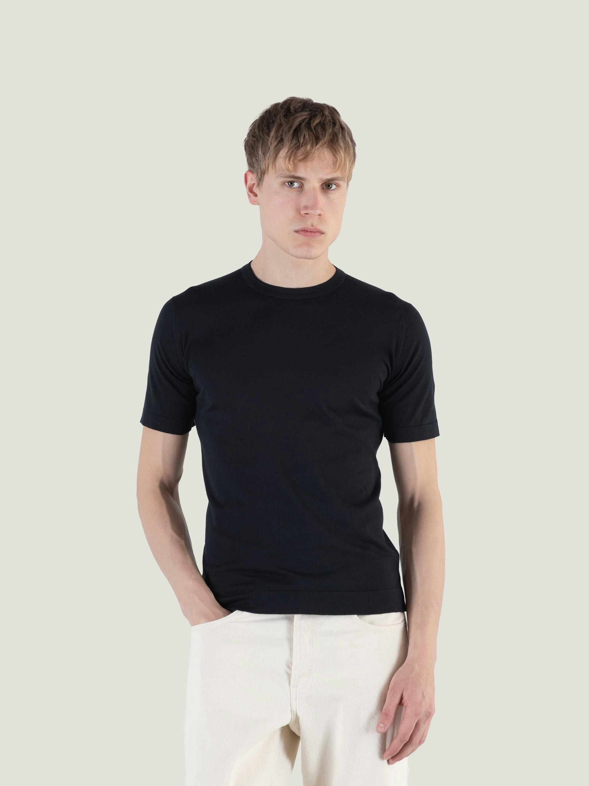 Lorca - John Smedley's Sea Island Cotton T-Shirt | John Smedley