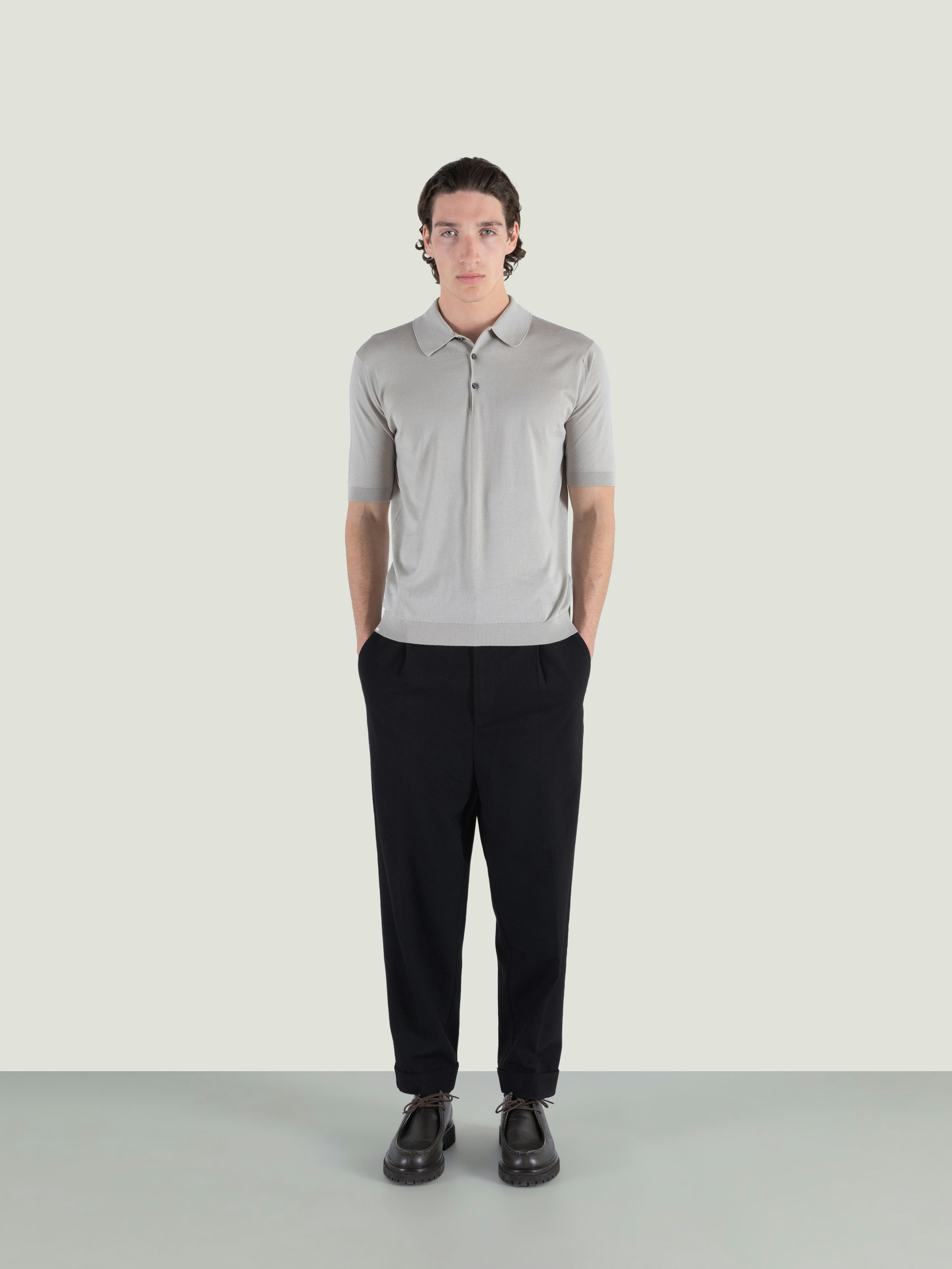 Isis John Smedley Sea Island Cotton Polo Shirt | John Smedley