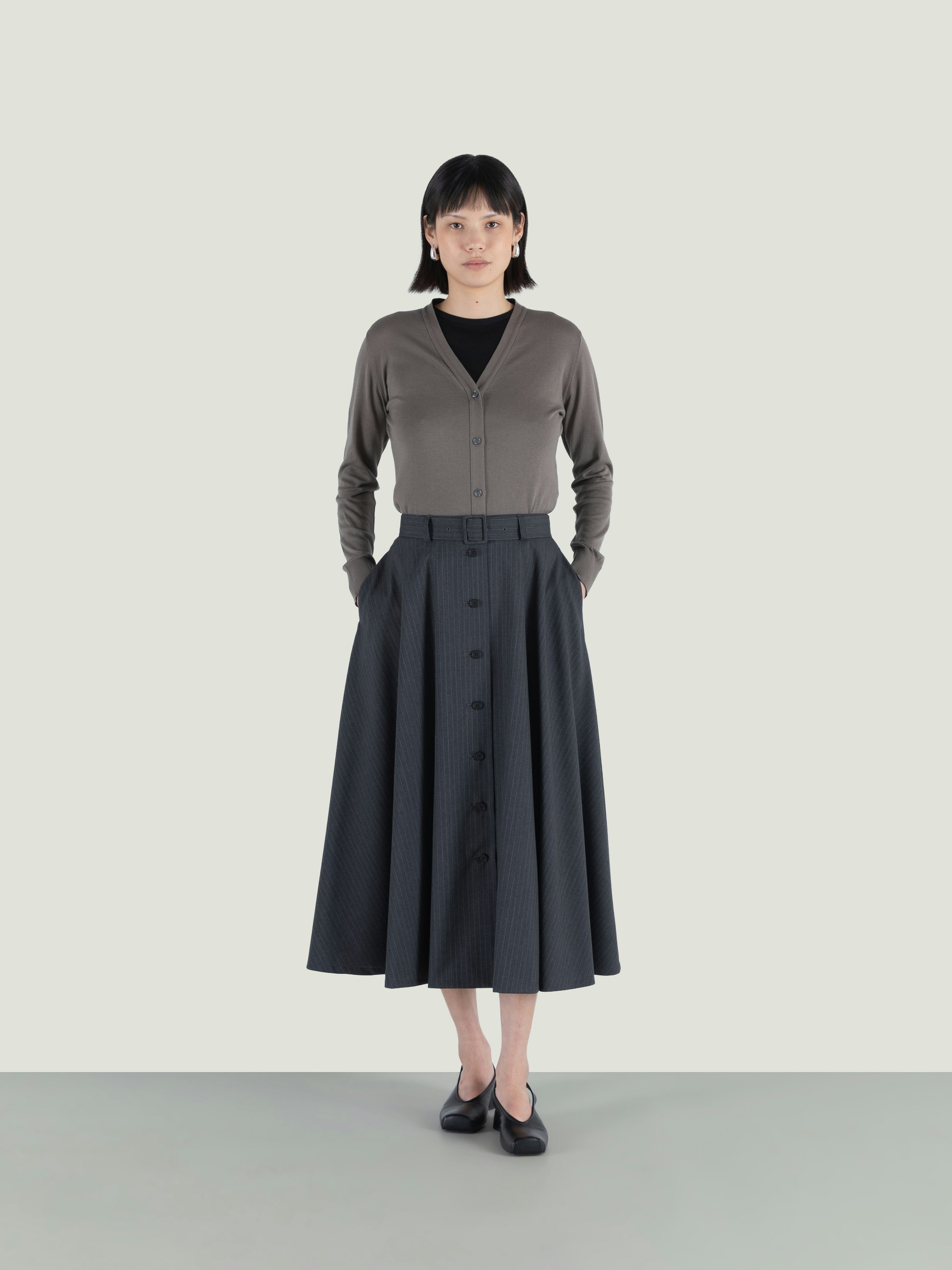 Yasmin - John Smedley's Sea Island Cotton Cardigan | John Smedley
