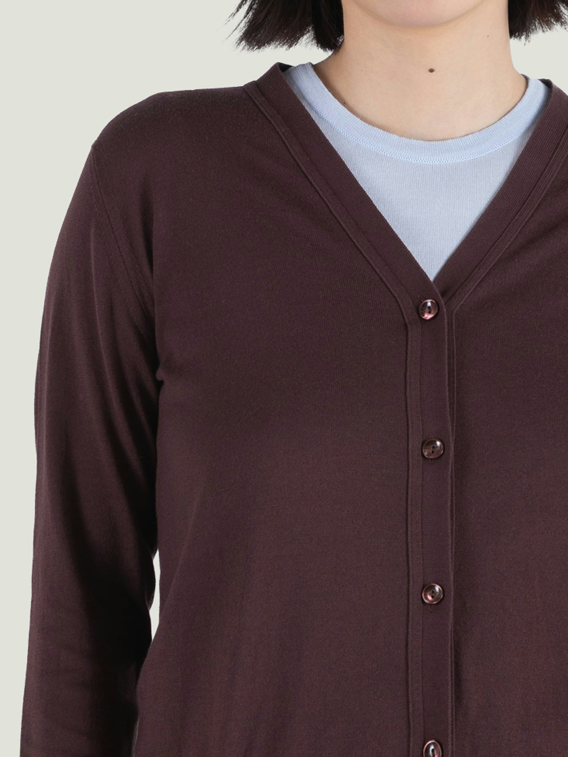 Yasmin - John Smedley's Sea Island Cotton Cardigan | John Smedley
