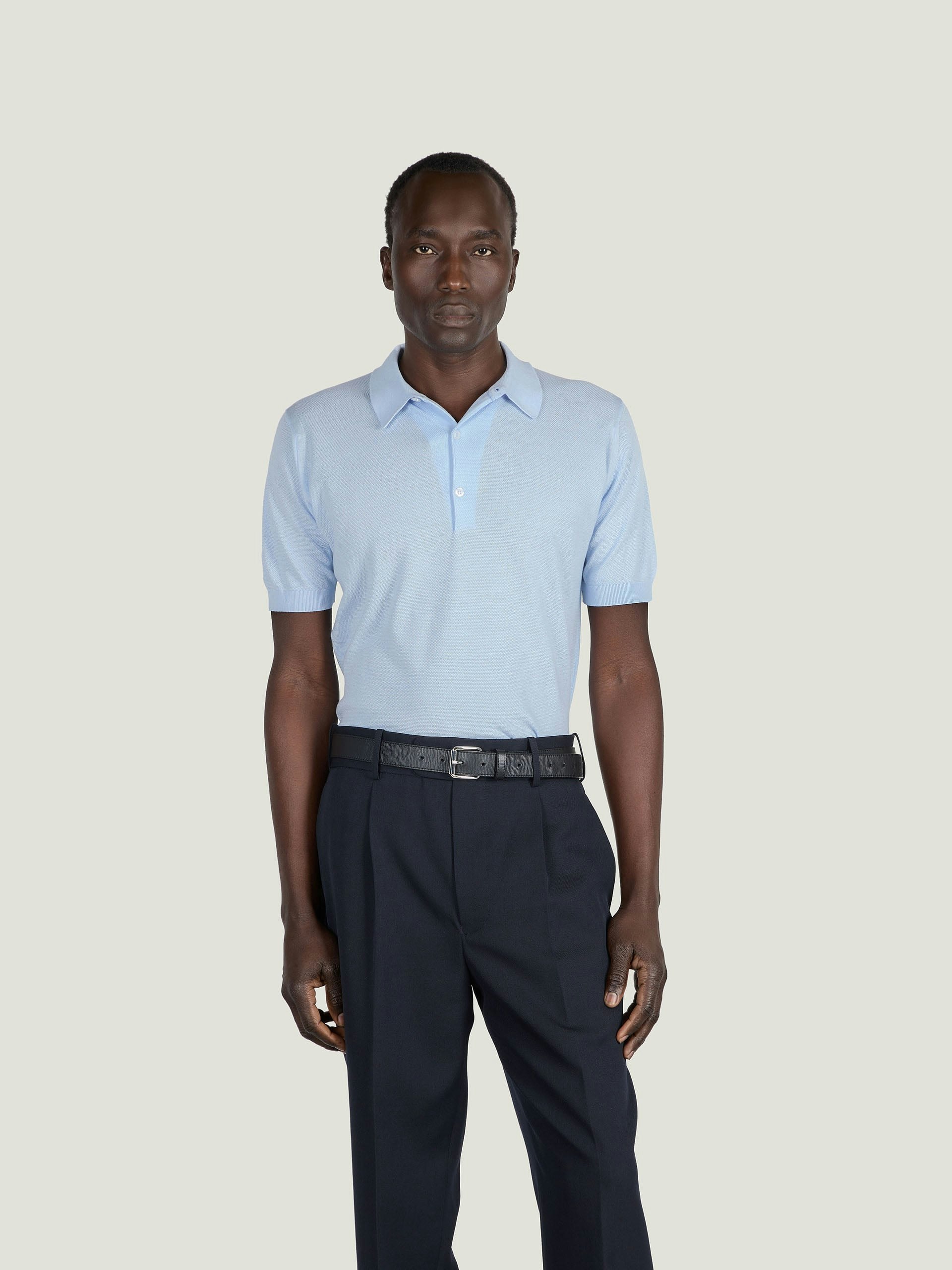 Roth - John Smedley's Sea Island Cotton Polo Shirt | John Smedley