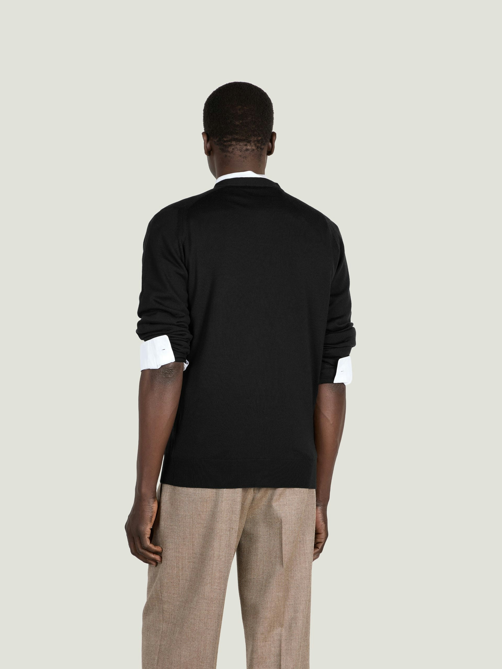 トップス JOHN SMEDLEY BURLEY STANDARD FIT 24G Burley - Extra Fine Merino Wool Cardigan | John Smedley