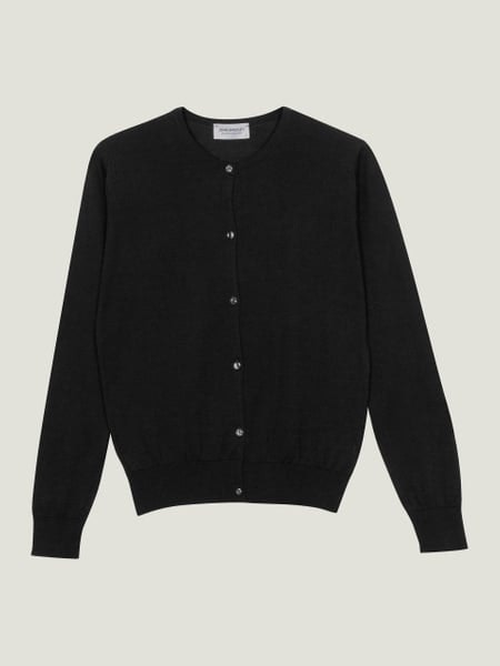 Elinor - John Smedley's Sea Island Cotton Cardigan | John Smedley