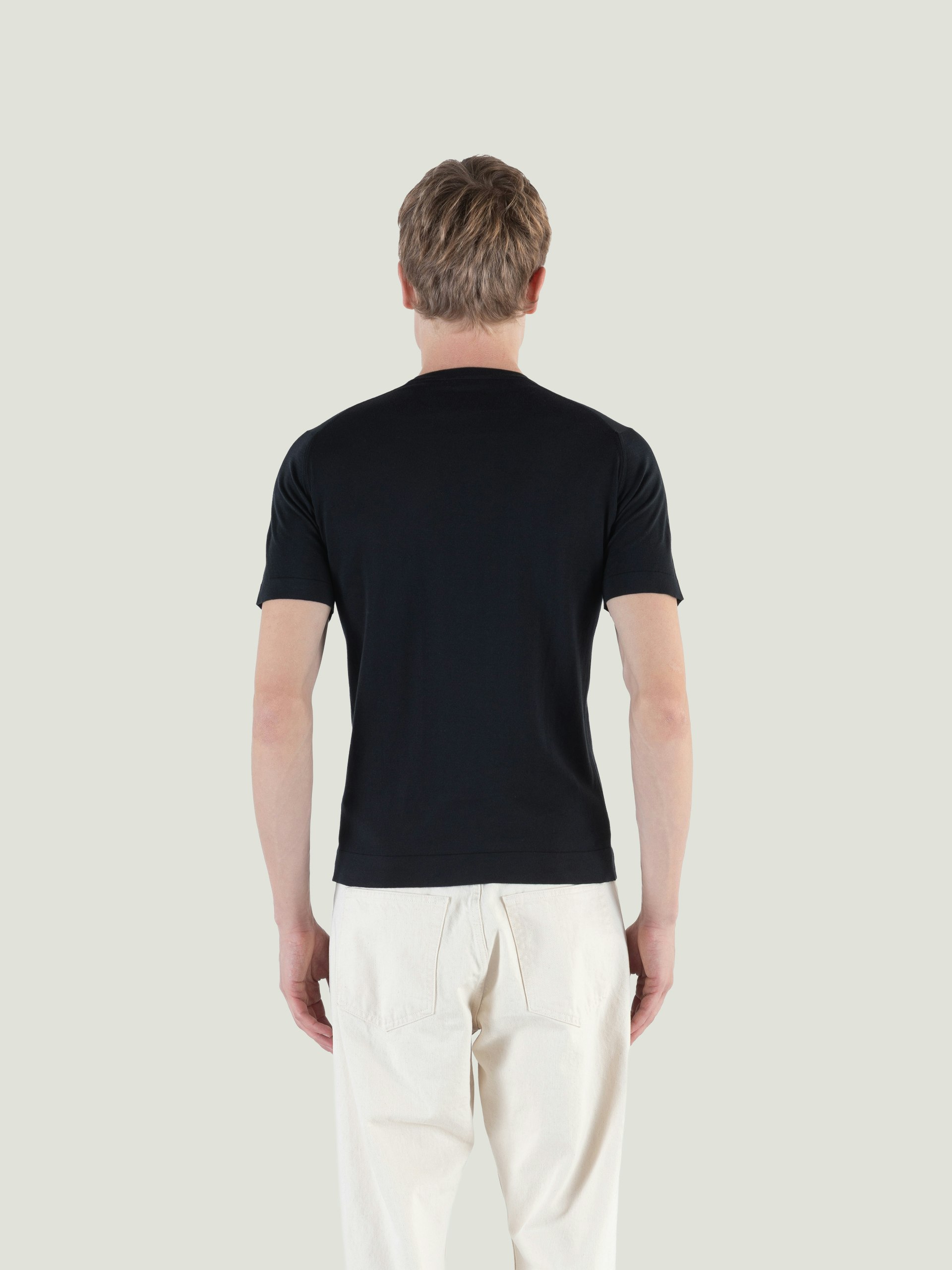 Lorca - John Smedley's Sea Island Cotton T-Shirt | John Smedley