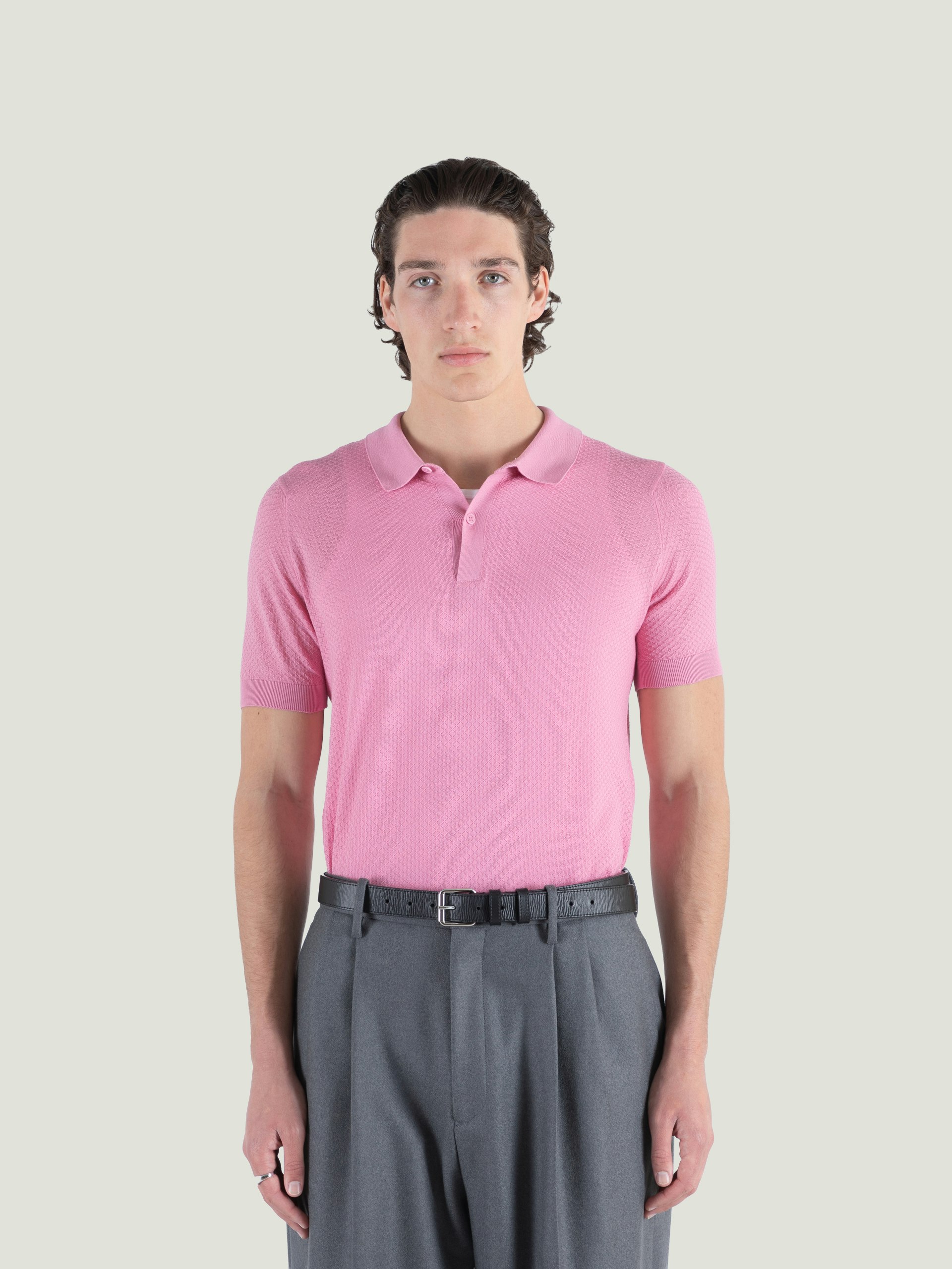 Calun - John Smedley's Sea Island Cotton Polo Shirt | John Smedley