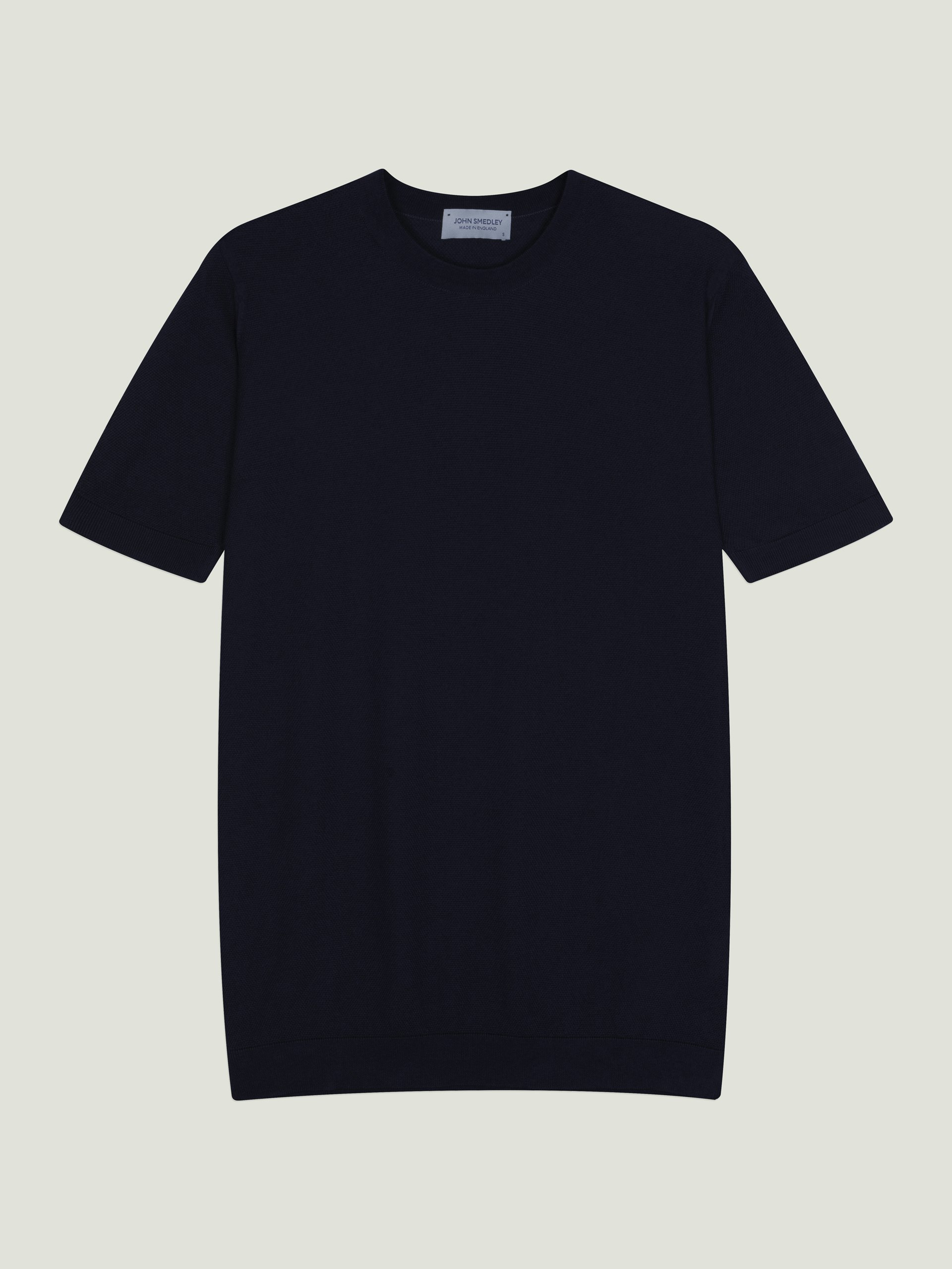 JOHN SMEDLEY ブラック Tシャツ L Park - John Smedley's Sea Island Cotton T-Shirt | John Smedley