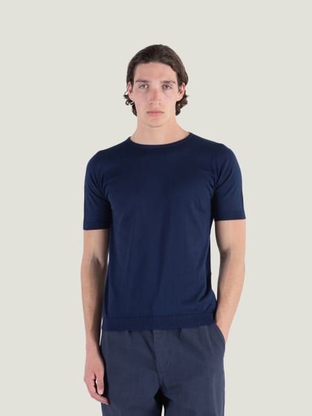 Belden John Smedley Sea Island Cotton T-Shirt | John Smedley