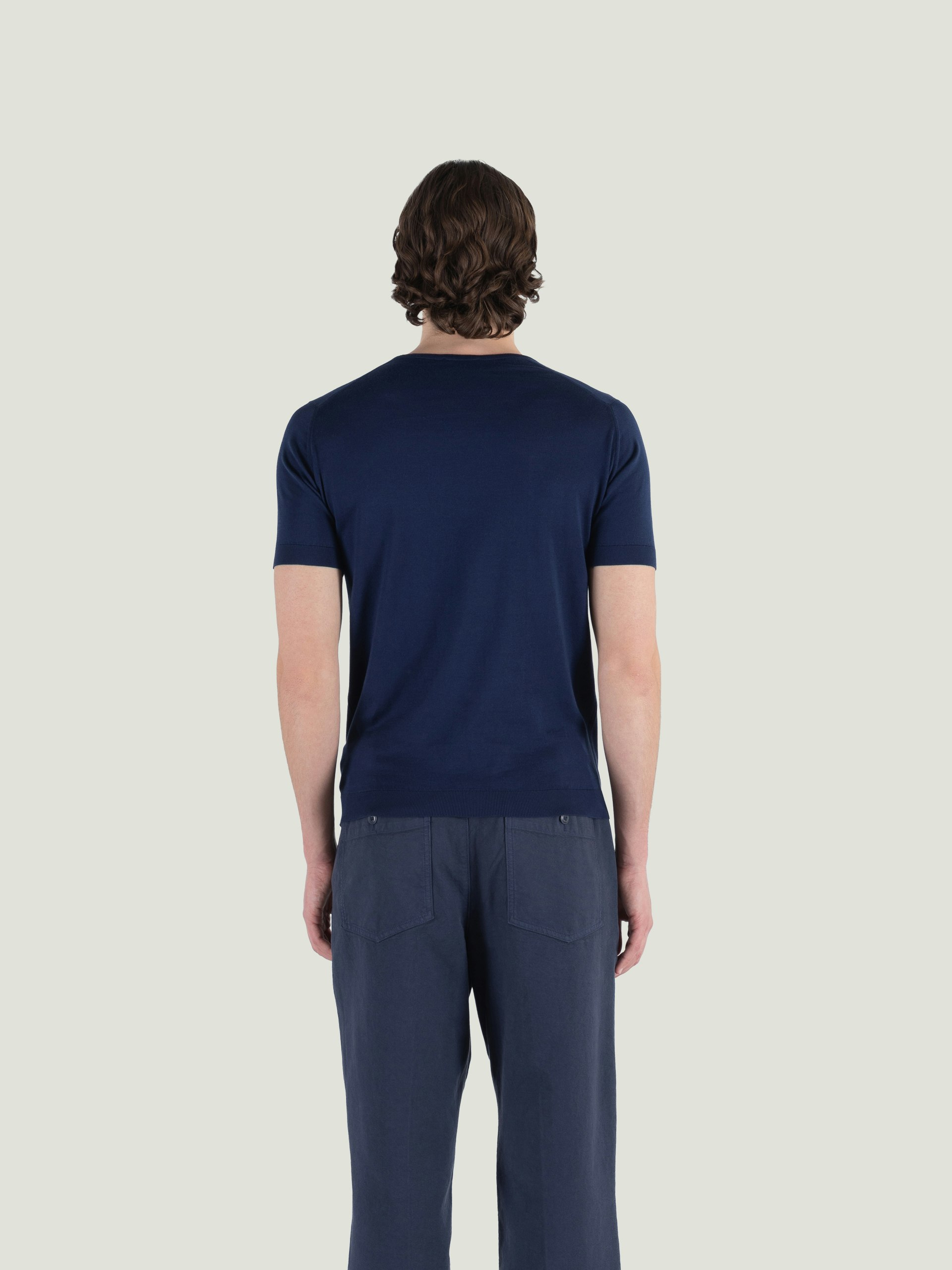 Belden John Smedley Sea Island Cotton T-Shirt | John Smedley