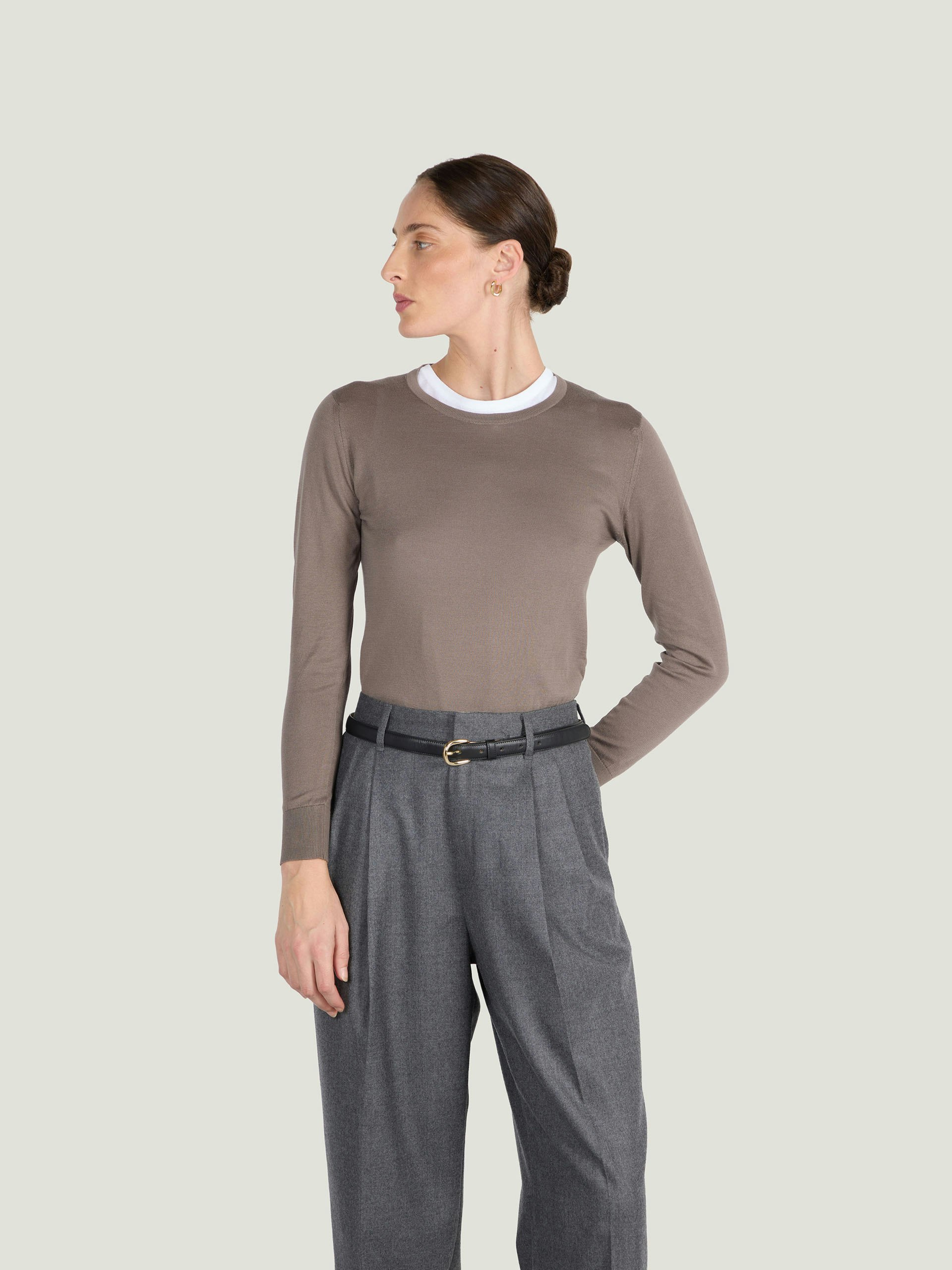 Evonne - John Smedley's Sea Island Cotton Jumper | John Smedley UK
