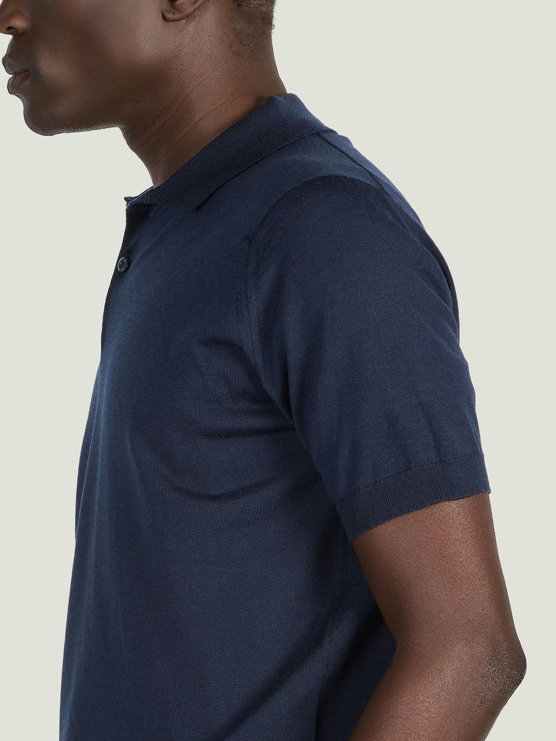 Payton - Extra Fine Merino Wool Polo Shirt | John Smedley