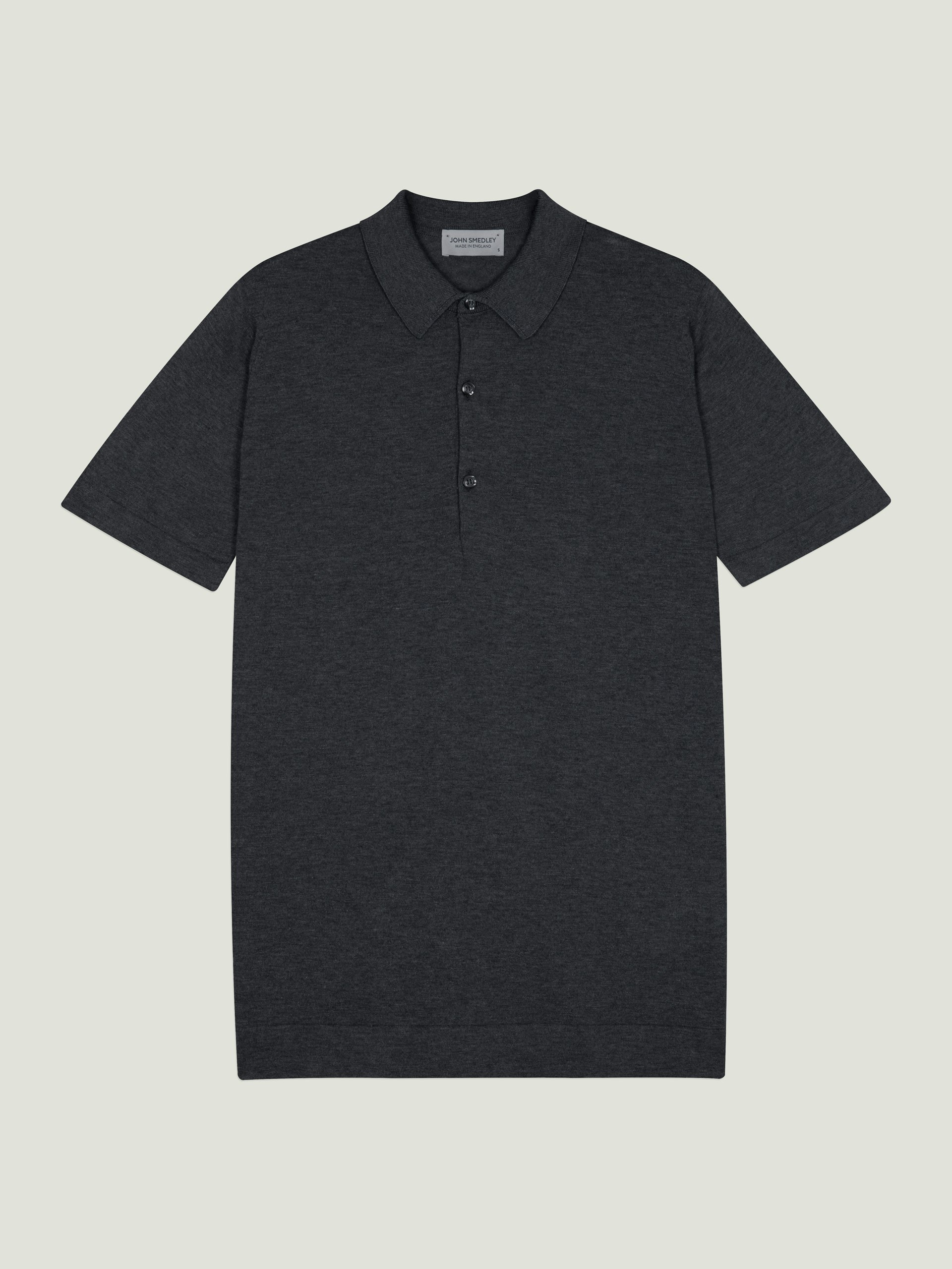 Mycroft - John Smedley's Sea Island Cotton Polo Shirt | John Smedley