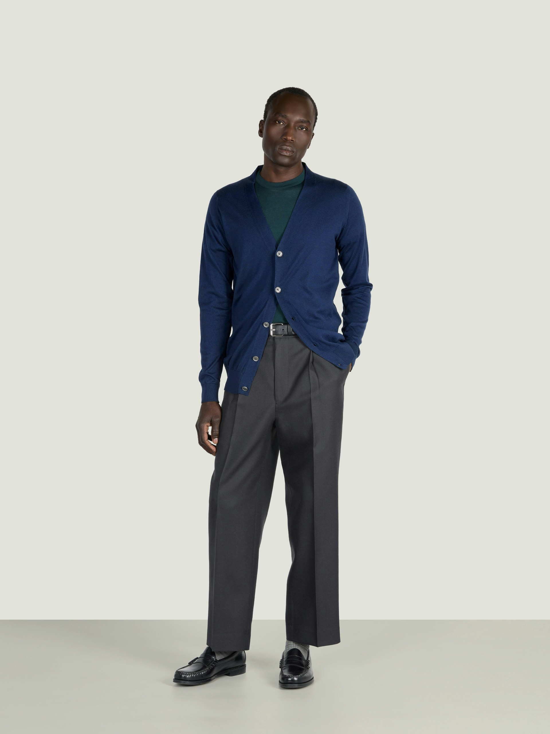 Bernard - John Smedley's Sea Island Cotton Cardigan | John Smedley