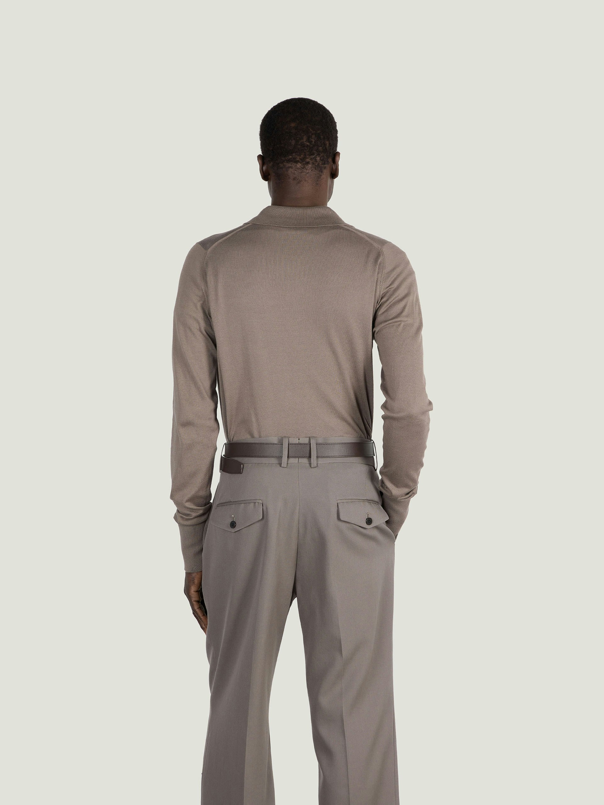 Finchley - John Smedley's Sea Island Cotton Polo Shirt | John Smedley