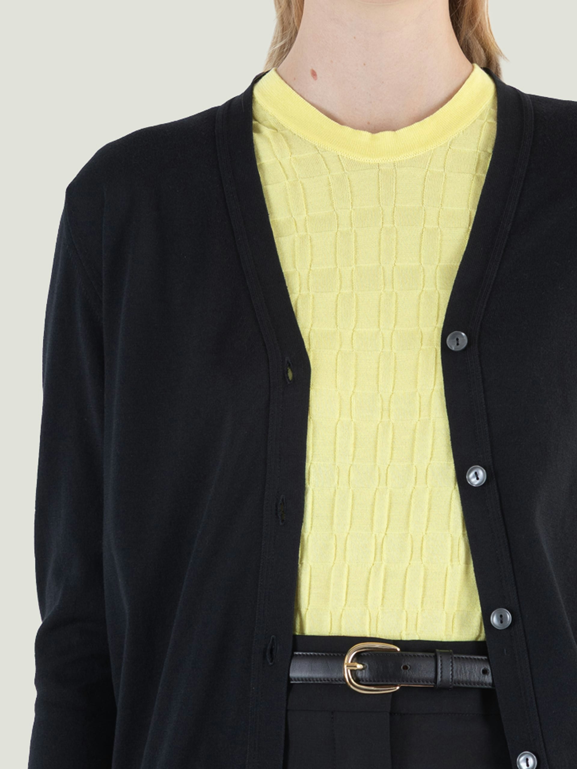 Yasmin - John Smedley's Sea Island Cotton Cardigan | John Smedley