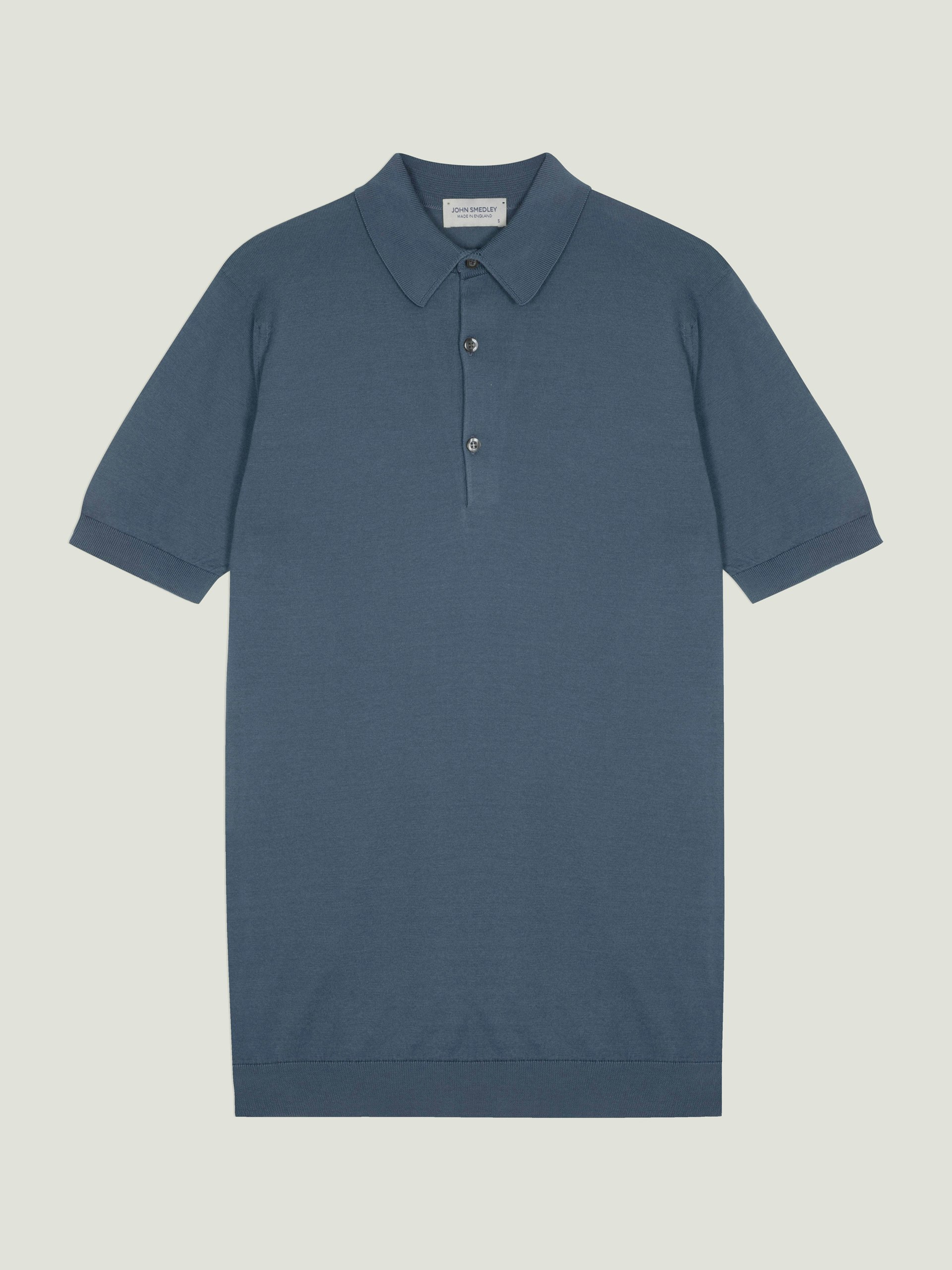 Adrian - John Smedley's Sea Island Cotton Polo Shirt | John Smedley