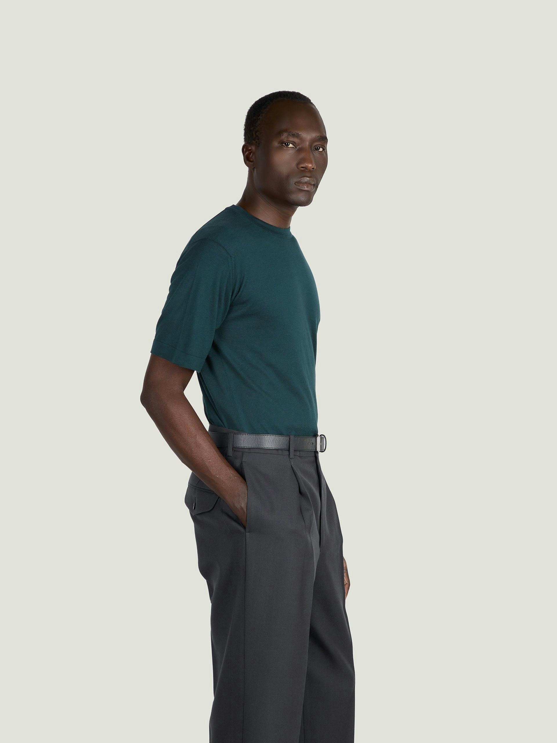 Lorca - John Smedley's Sea Island Cotton T-Shirt | John Smedley