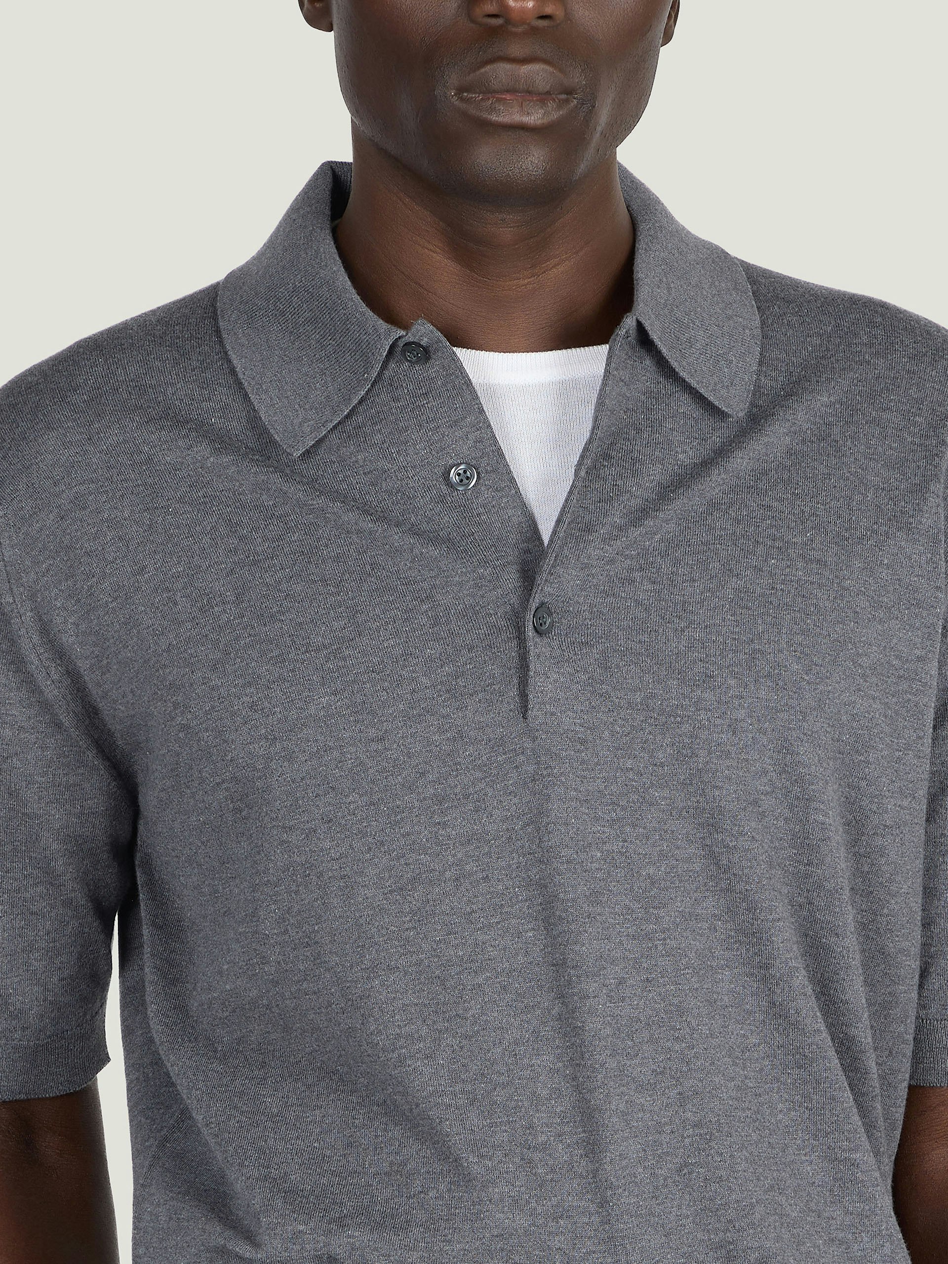 Isis John Smedley Sea Island Cotton Polo Shirt | John Smedley