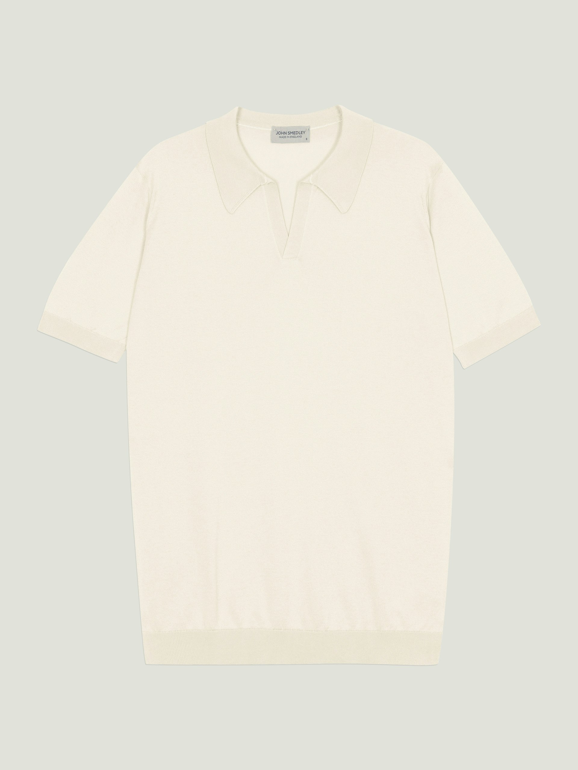 JOHN SMEDLEY SEA COTTON POLO エクリュ Noah - John Smedley's Sea Island Cotton Polo Shirt | John Smedley