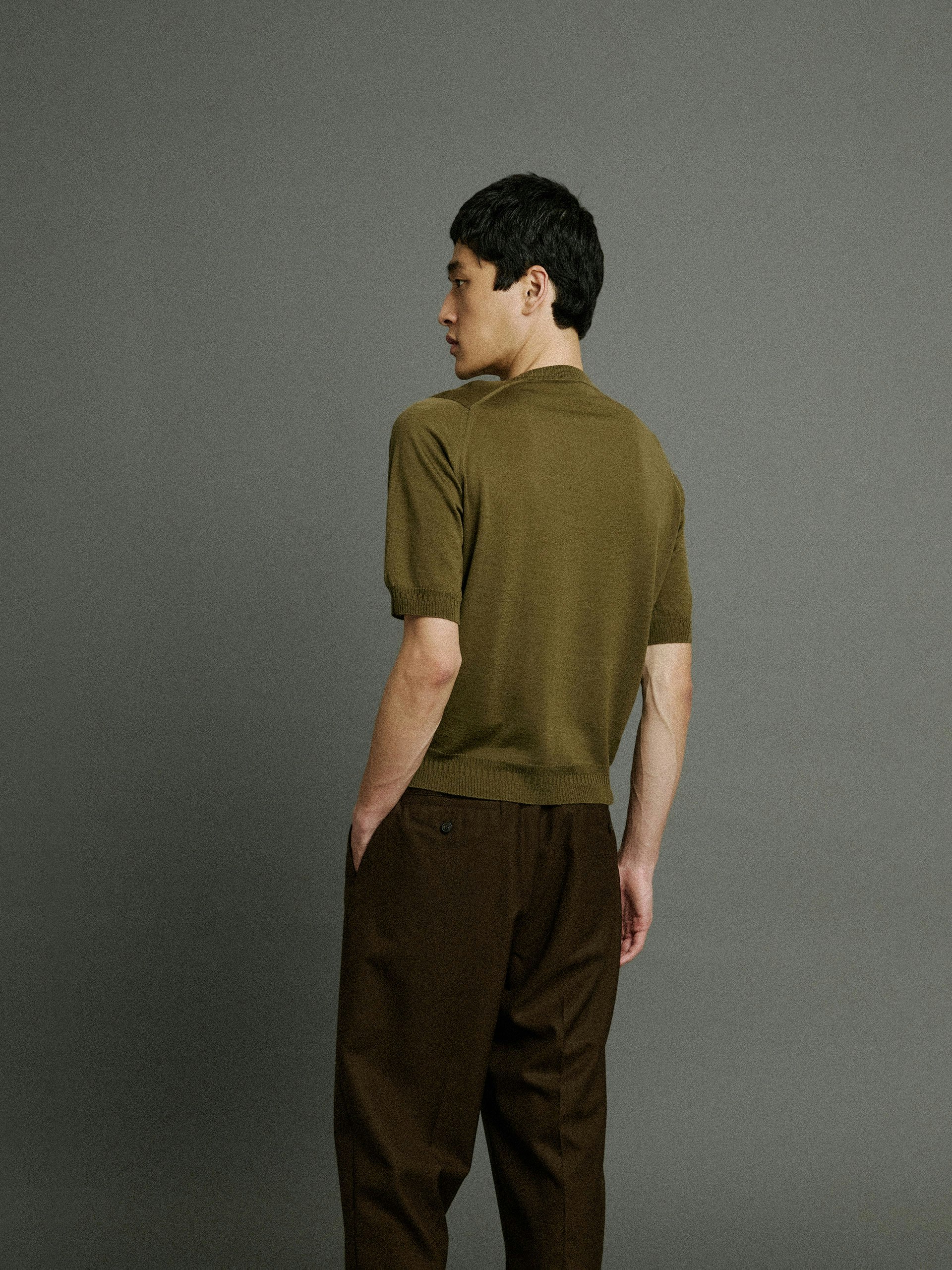 Bill Nighy Round Neck T-Shirt | John Smedley