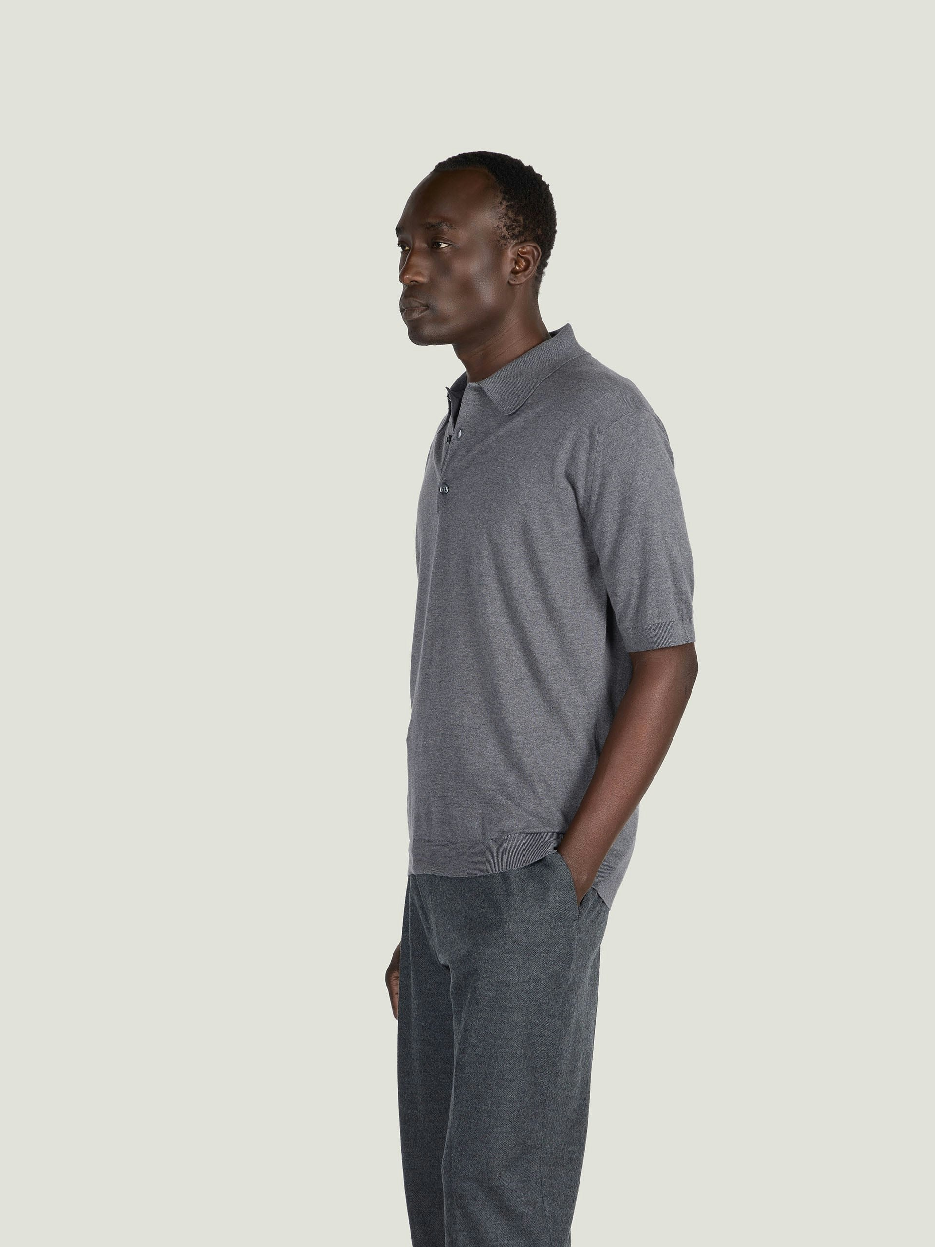 Isis John Smedley Sea Island Cotton Polo Shirt | John Smedley