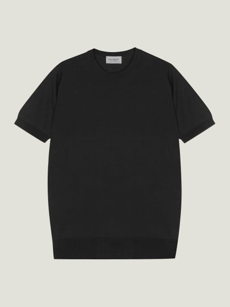 Hilcote - John Smedley's Anglo Indian Gauze T-Shirt | John Smedley