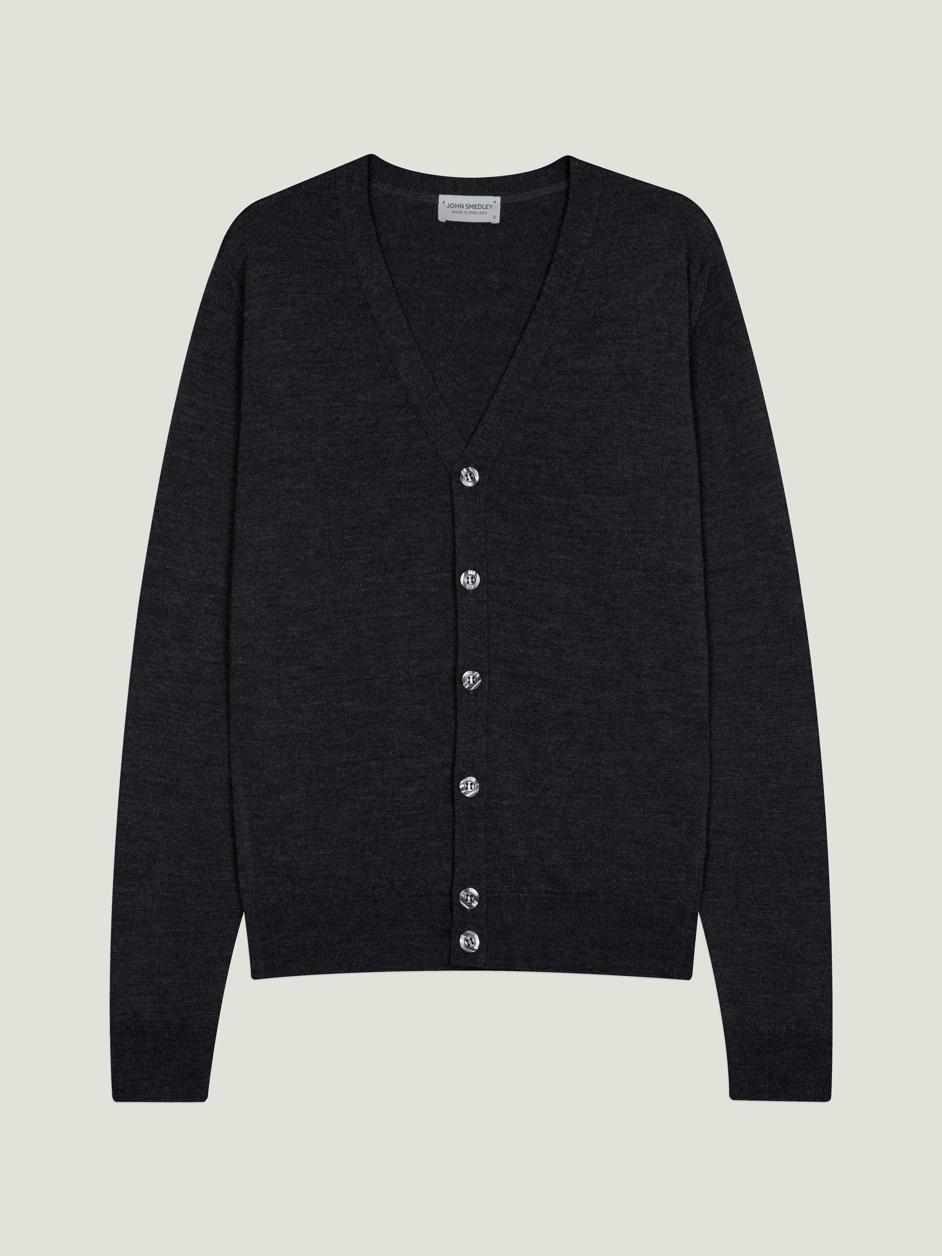 Burley - Extra Fine Merino Wool Cardigan | John Smedley