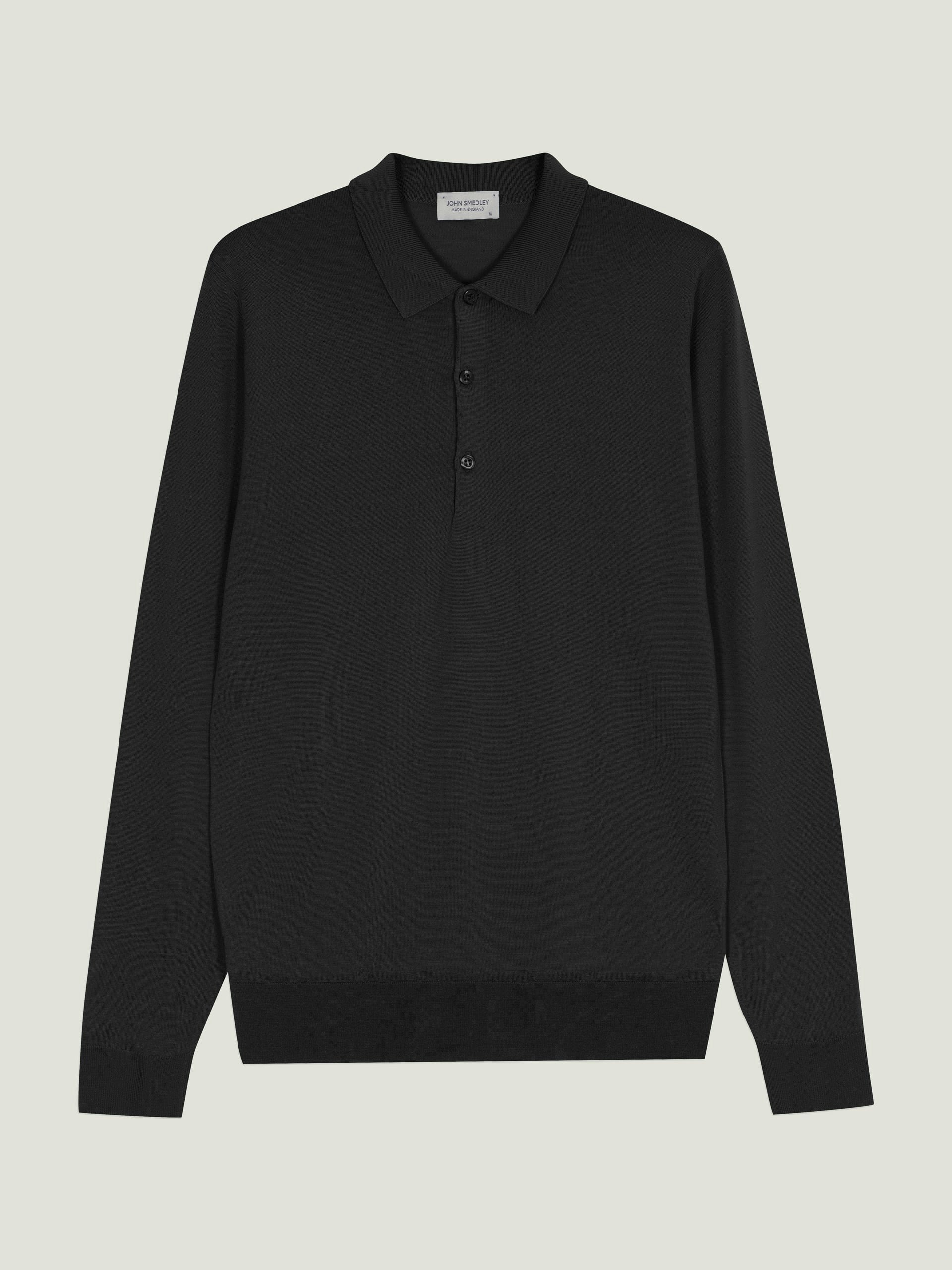 Monroe - John Smedley's Anglo Indian Gauze Polo Shirt | John Smedley