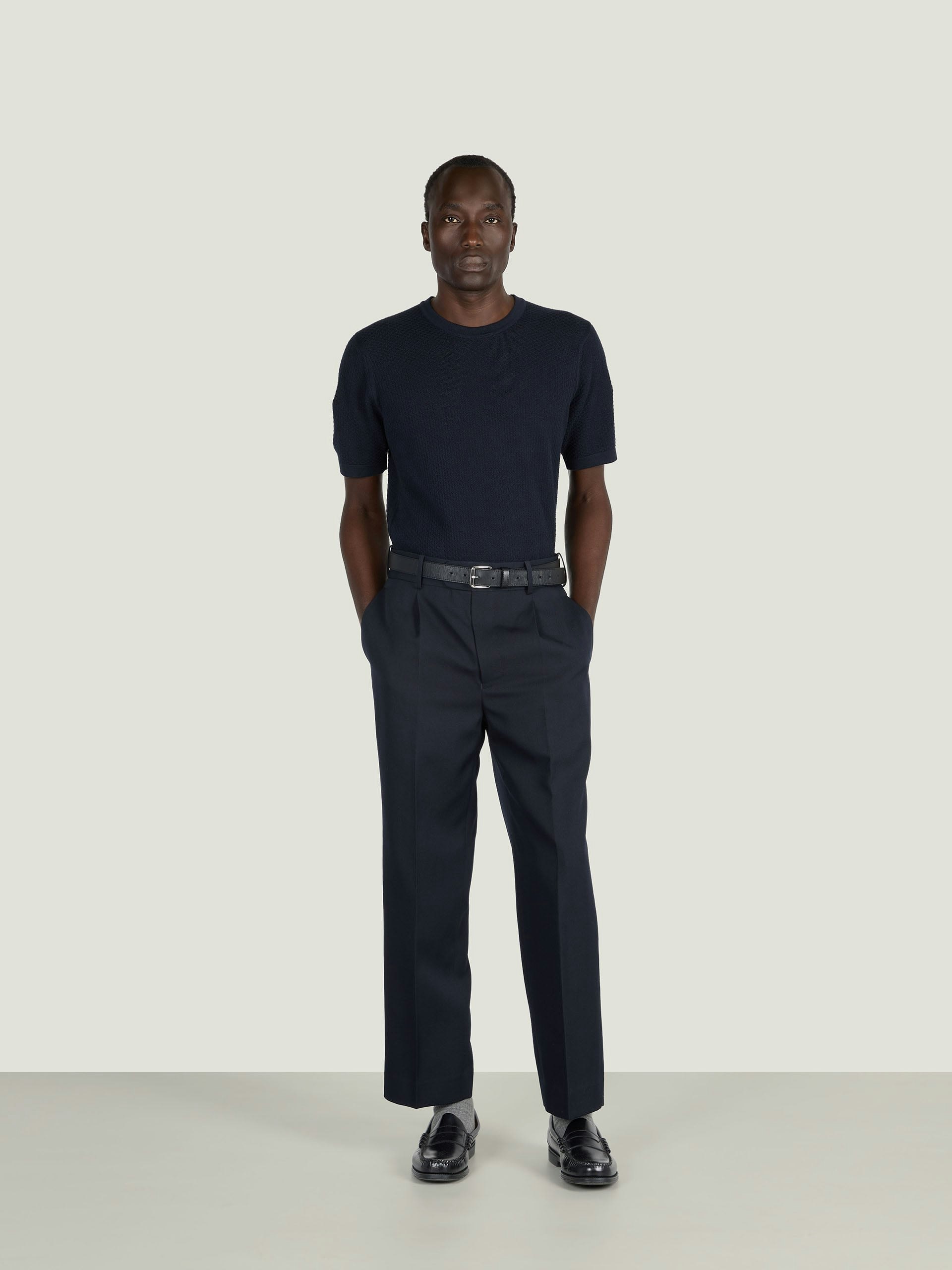 Forrest - John Smedley's Sea island Cotton T-Shirt | John Smedley