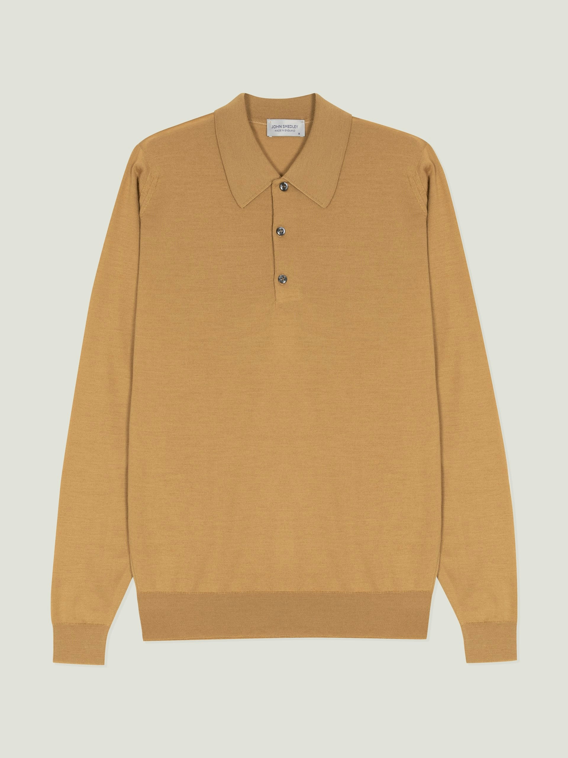 Caverhill - Extra Fine Merino Wool Polo Shirt | John Smedley