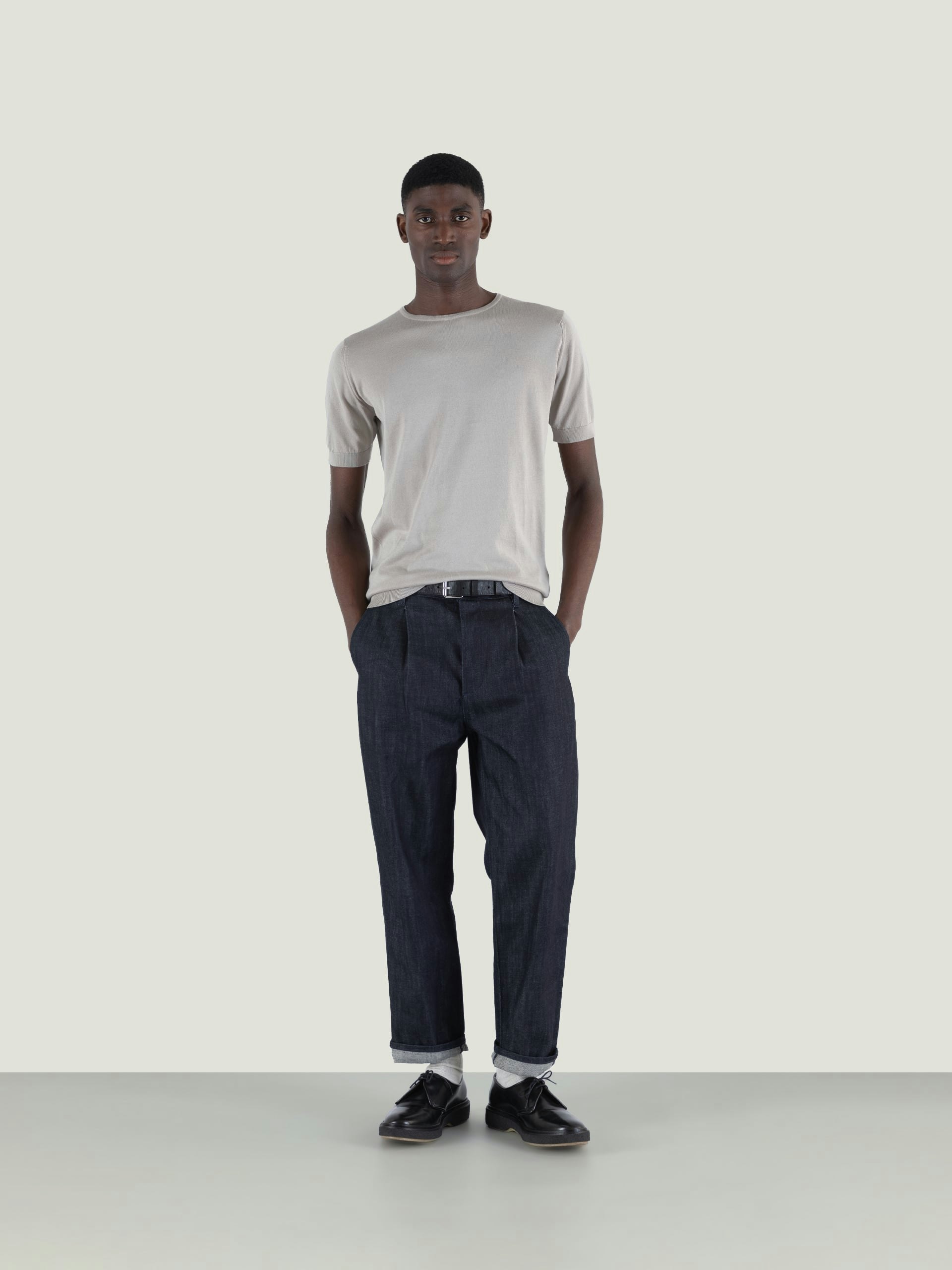 Belden John Smedley Sea Island Cotton T-Shirt | John Smedley