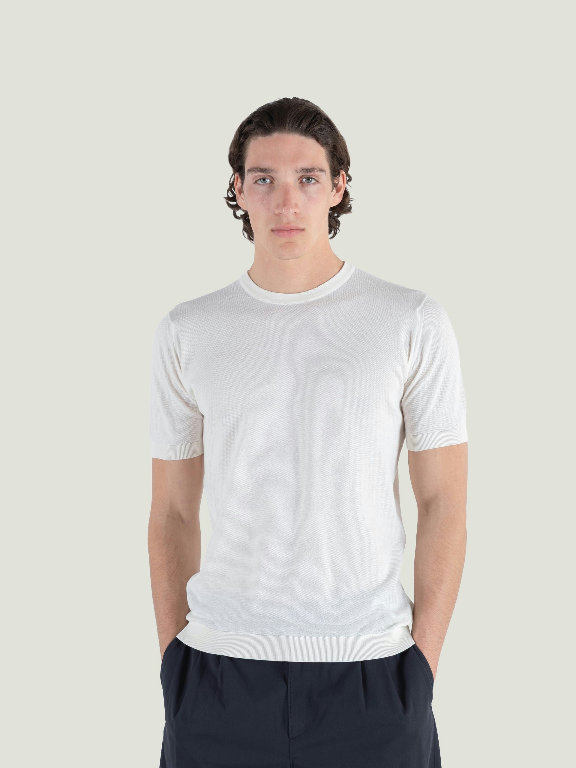 Park - John Smedley's Sea Island Cotton T-Shirt | John Smedley
