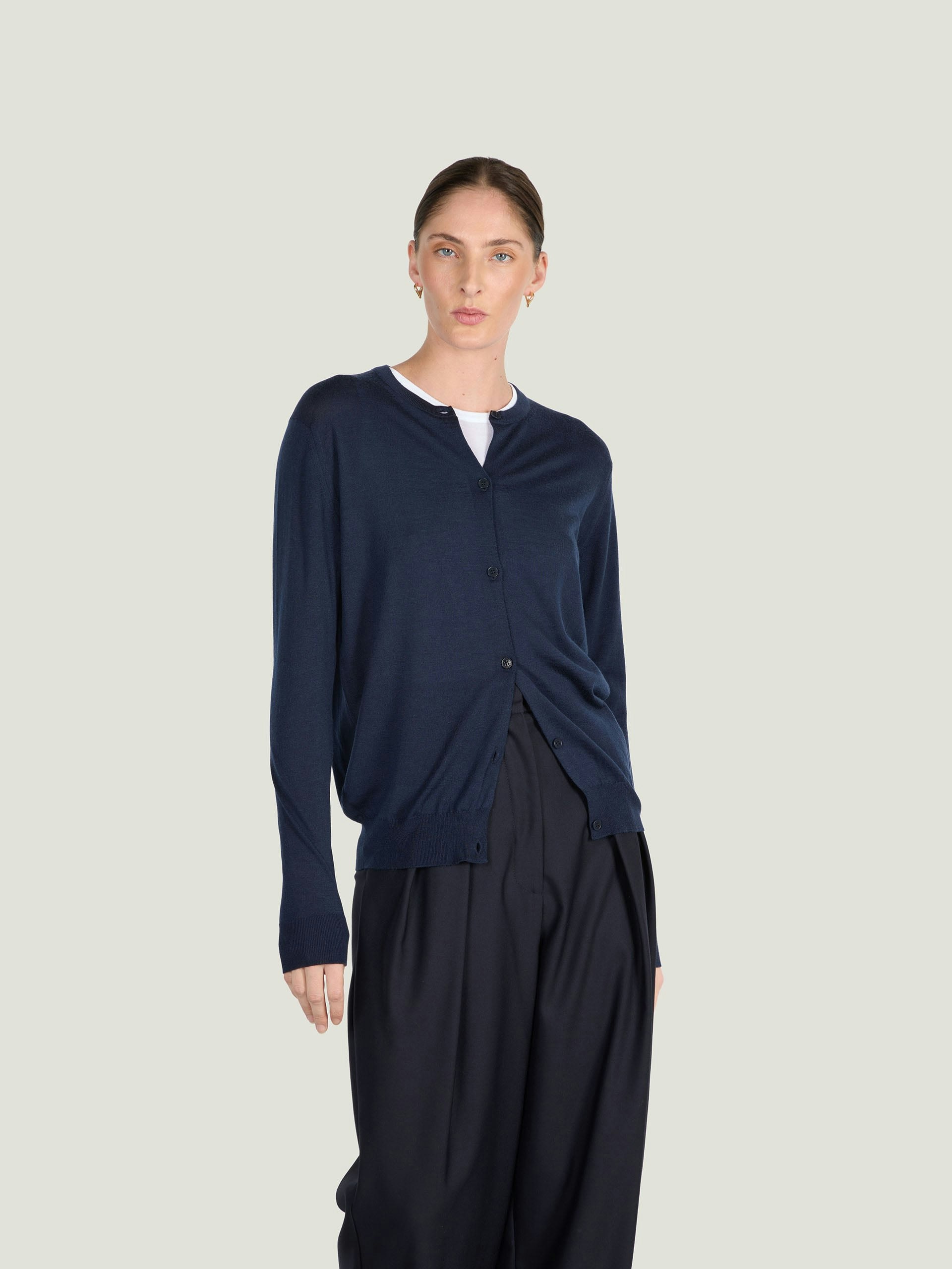 Pippa - Extra Fine Merino Wool Cardigan | John Smedley