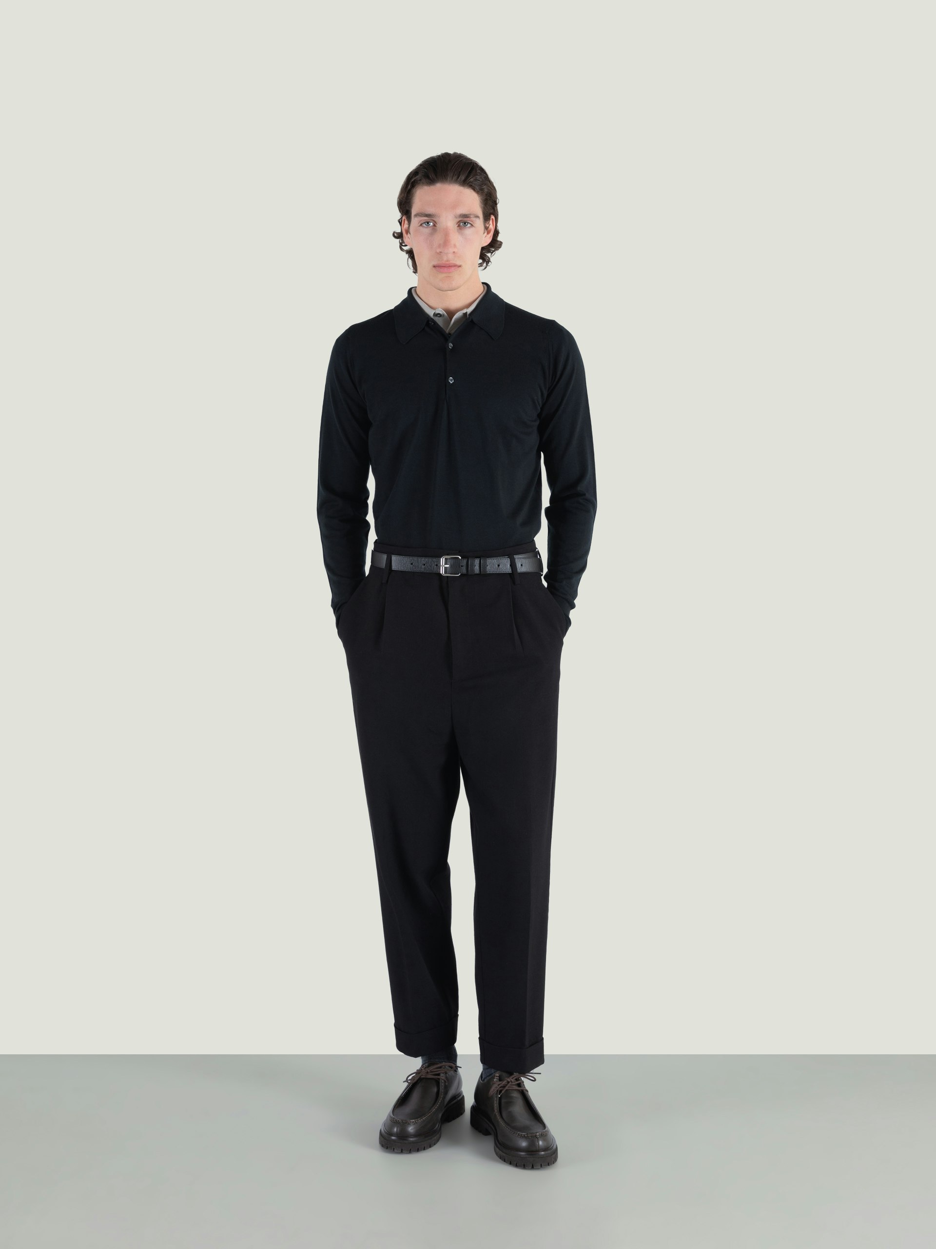 Dorset - Extra Fine Merino Wool Polo Shirt | John Smedley