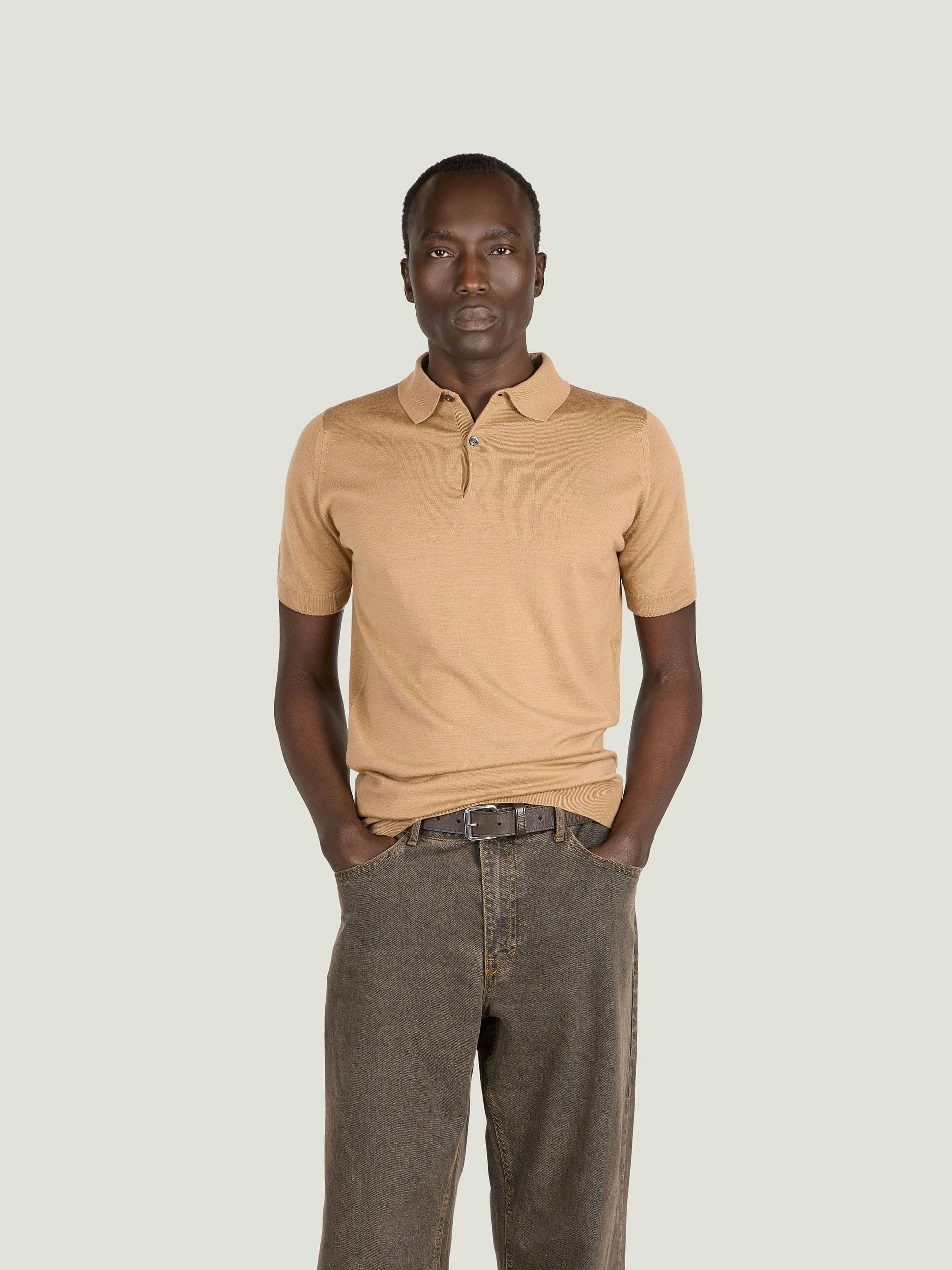 Payton - Extra Fine Merino Wool Polo Shirt | John Smedley