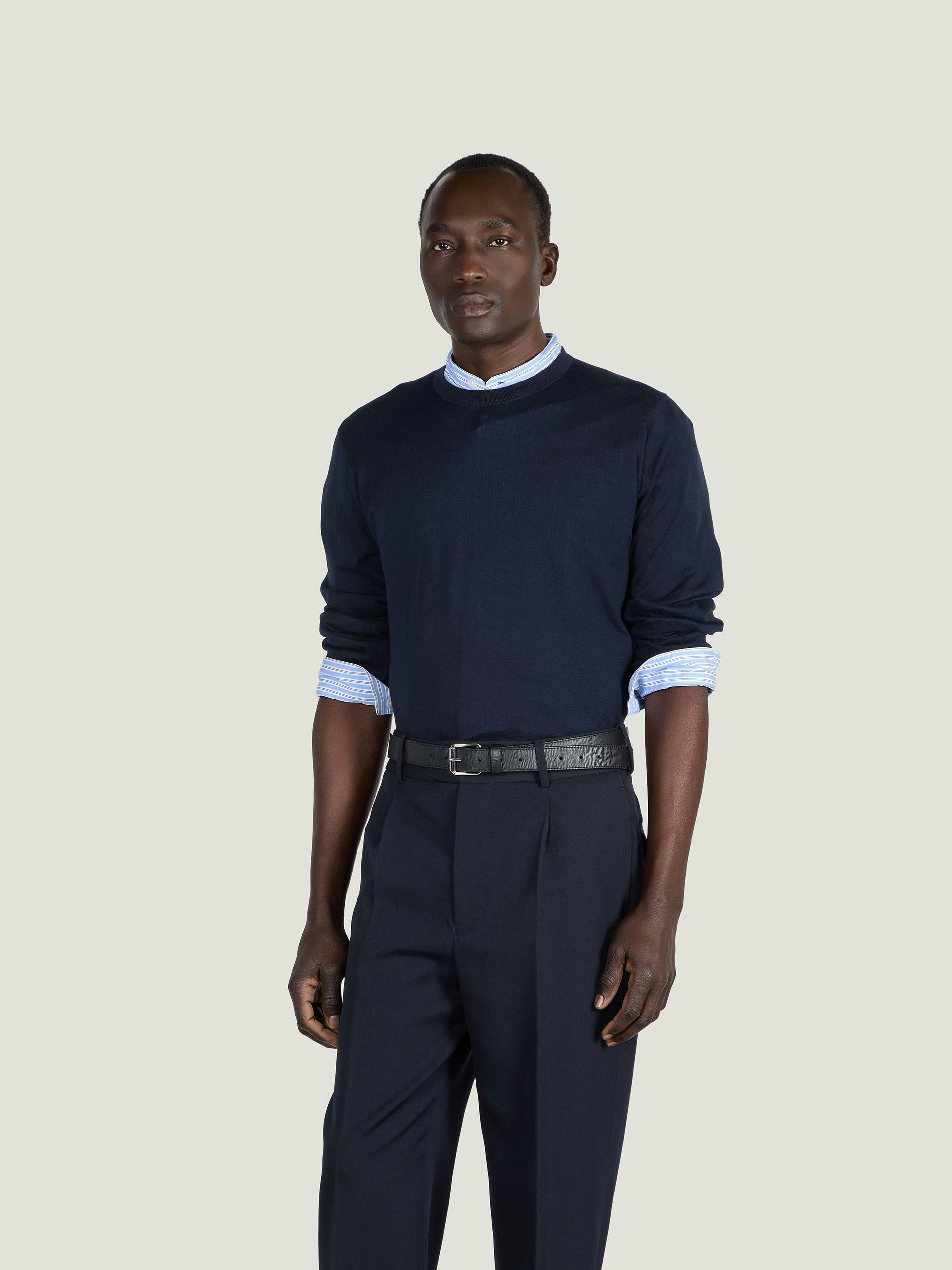 Weatherby - John Smedley's Sea Island Cotton Jumper | John Smedley