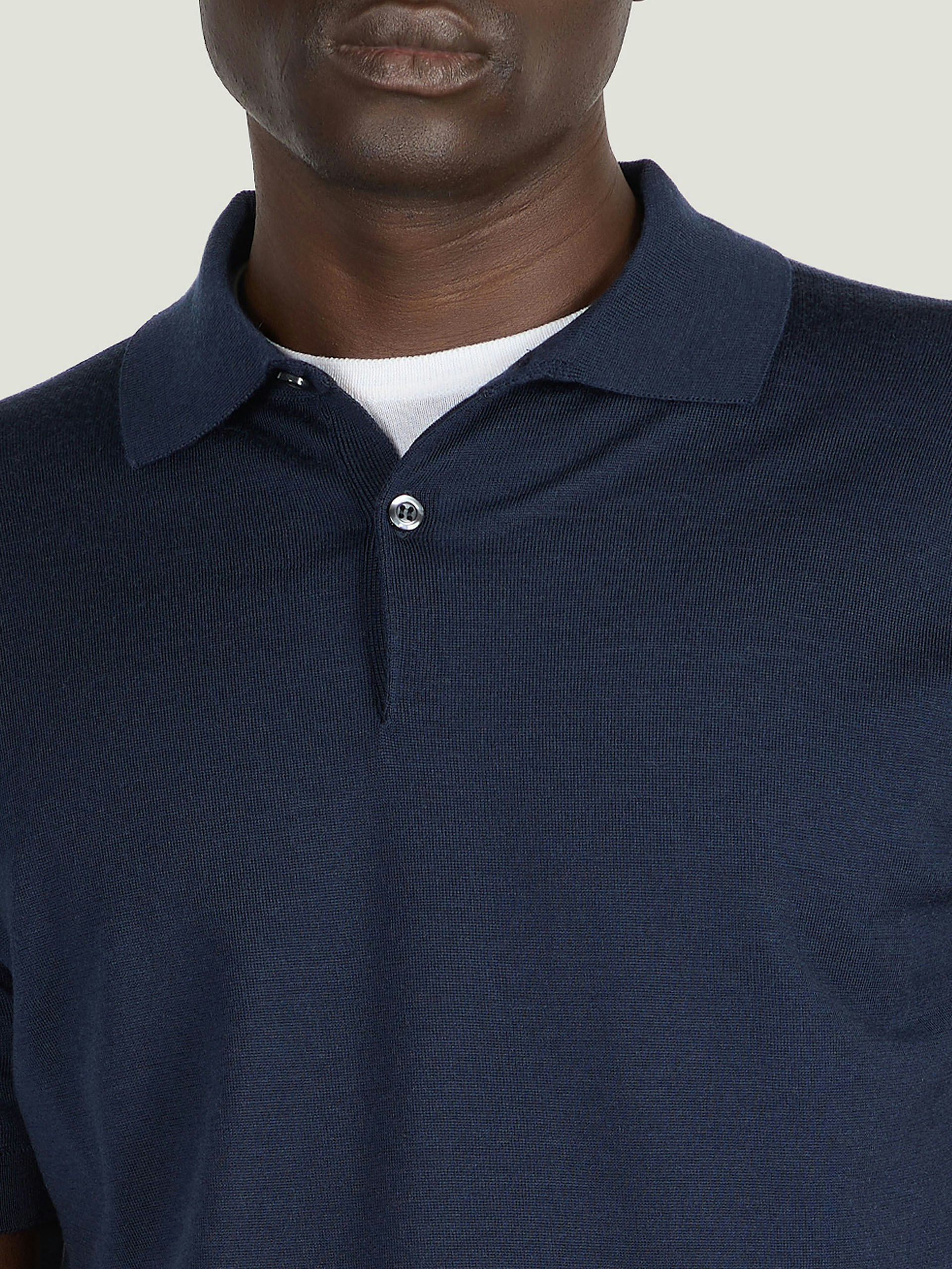 Payton - Extra Fine Merino Wool Polo Shirt | John Smedley