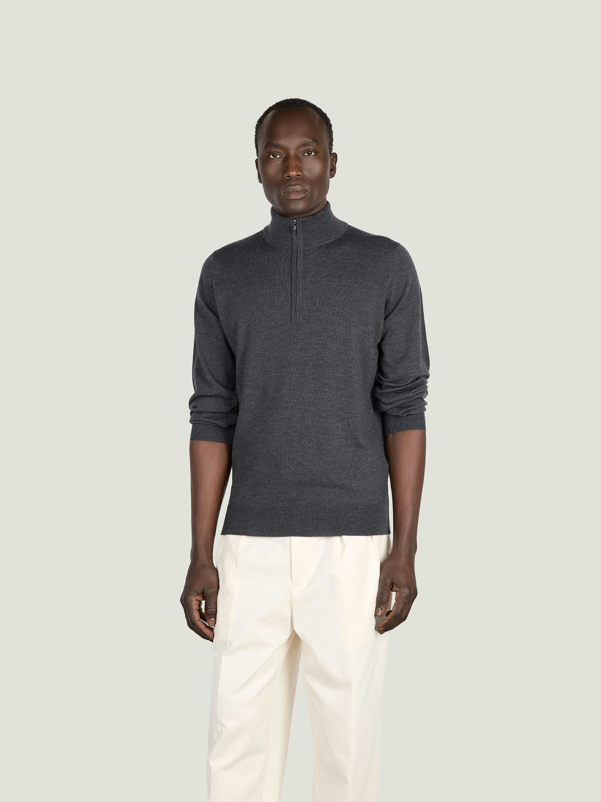 Tapton - Extra Fine Merino Wool Jumper | John Smedley