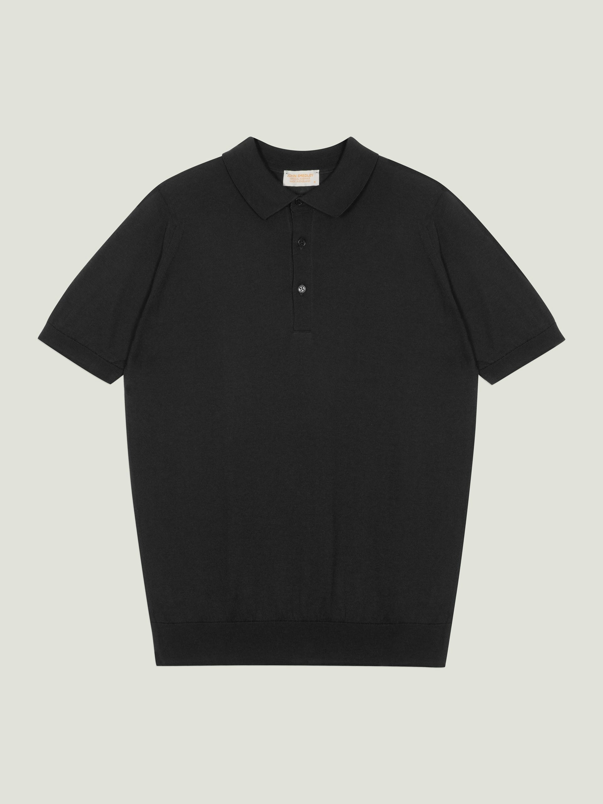 Hecter - John Smedley's Cotton and Cashmere Polo Shirt | John Smedley