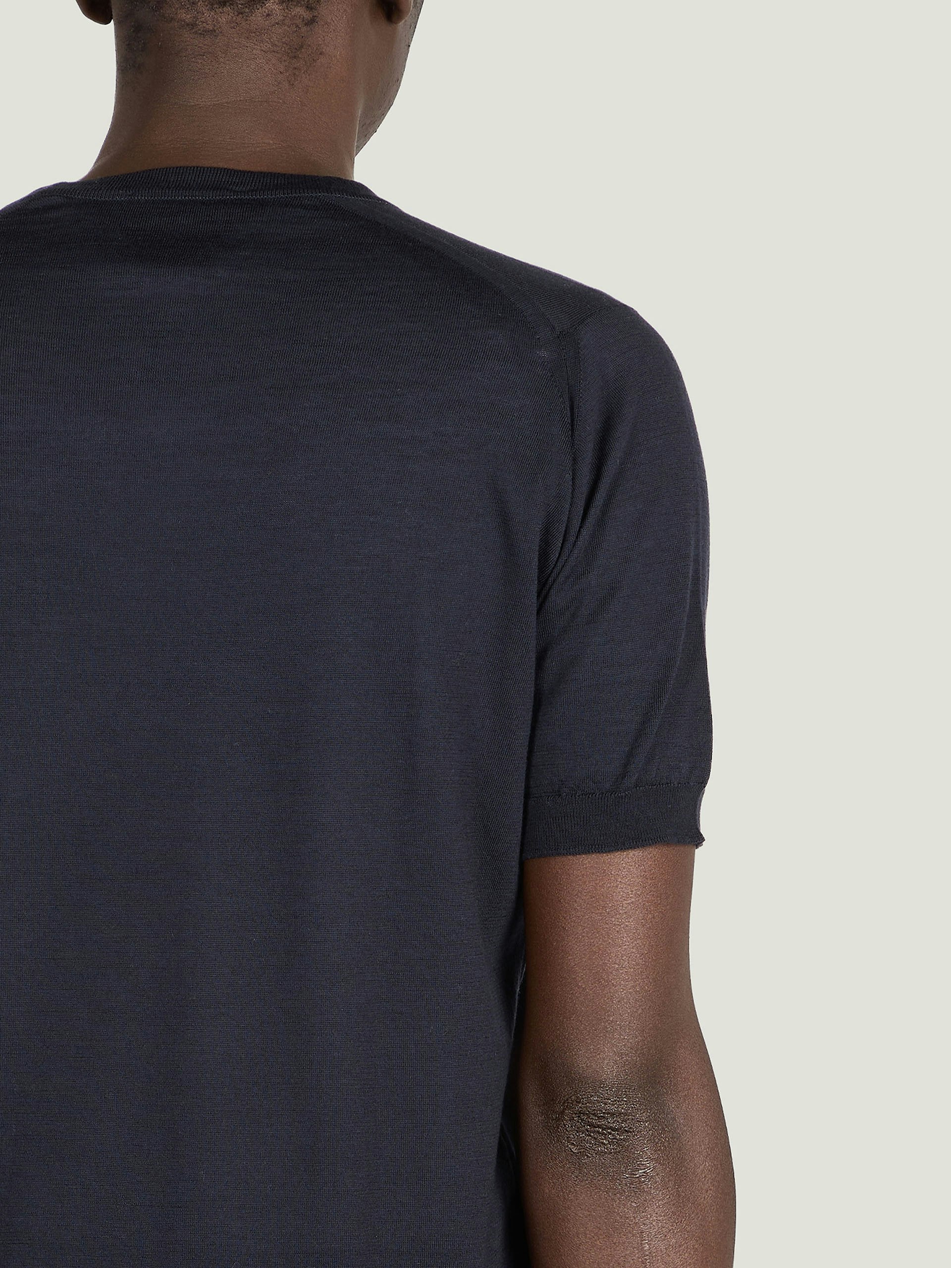 Hilcote - John Smedley's Anglo Indian Gauze T-Shirt | John Smedley