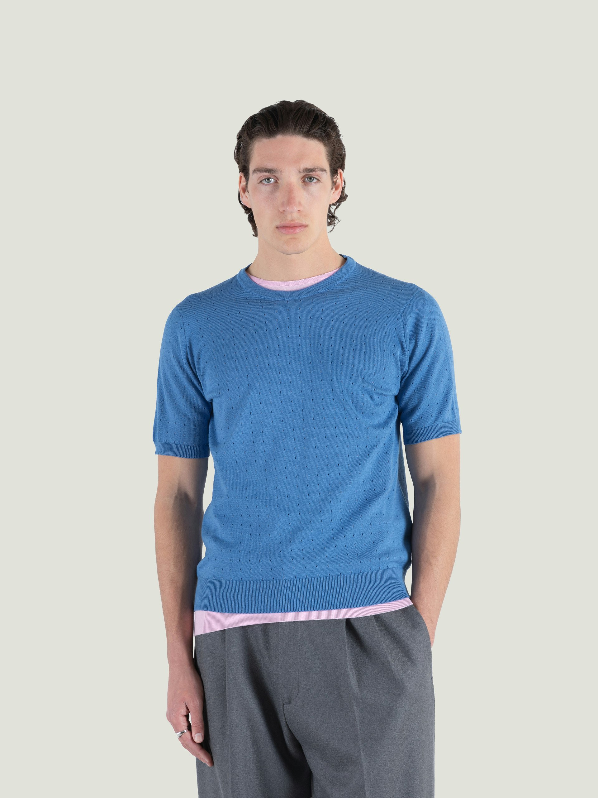 Fabien - John Smedley's Sea Island Cotton T-Shirt | John Smedley