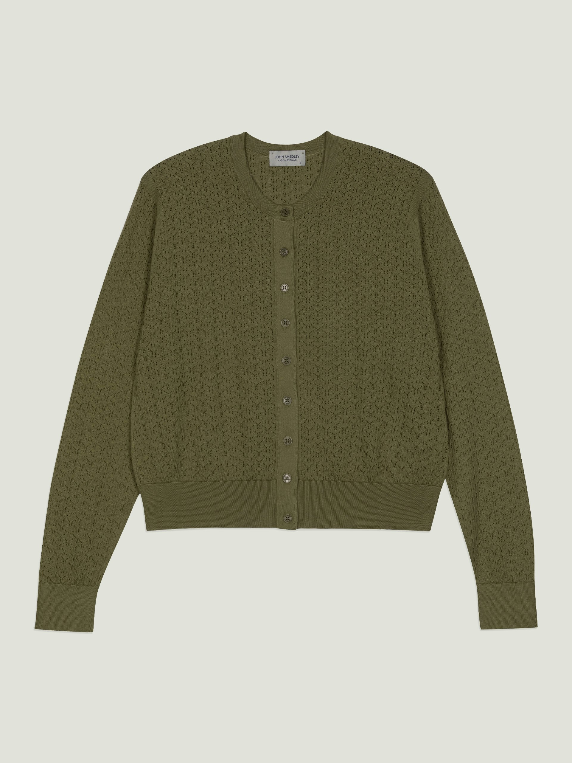 Roxburgh - John Smedley's Sea Island Cotton Cardigan | John Smedley
