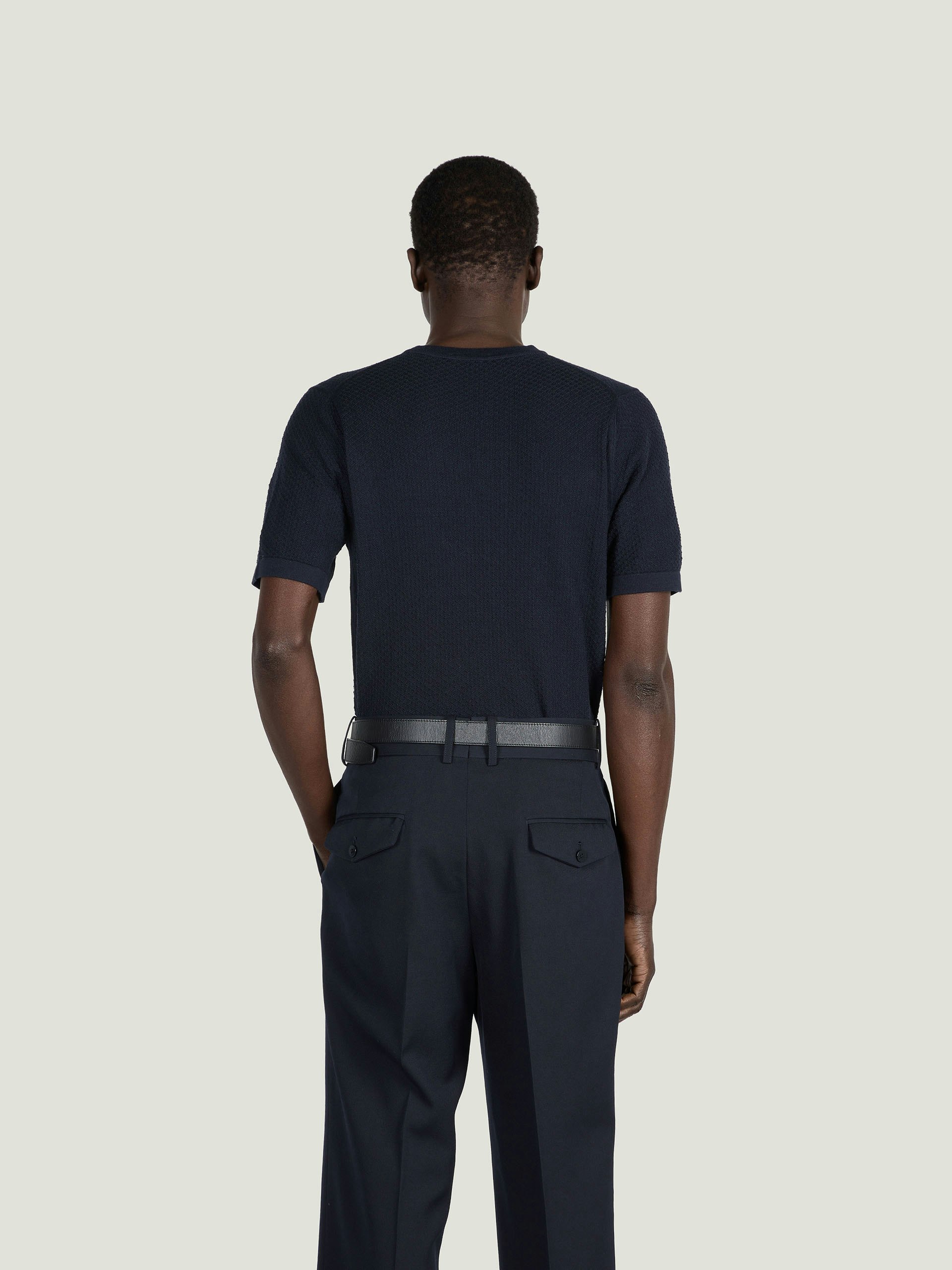Forrest - John Smedley's Sea island Cotton T-Shirt | John Smedley