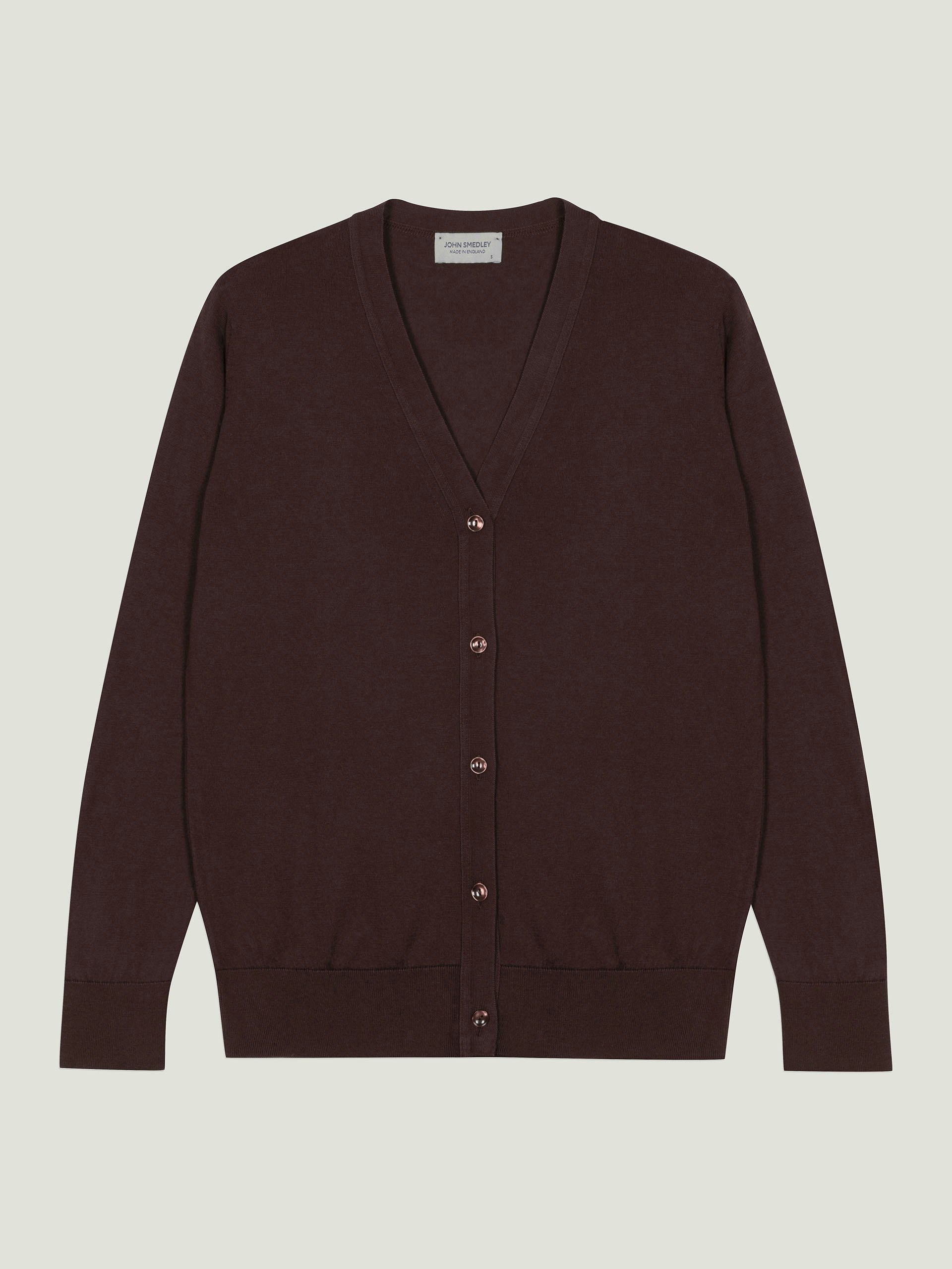 Yasmin - John Smedley's Sea Island Cotton Cardigan | John Smedley
