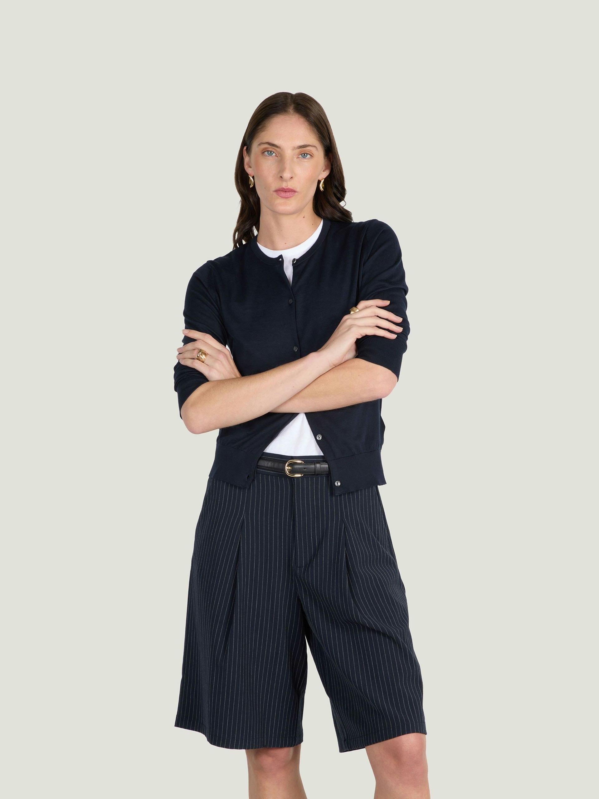 Elinor - John Smedley's Sea Island Cotton Cardigan | John Smedley