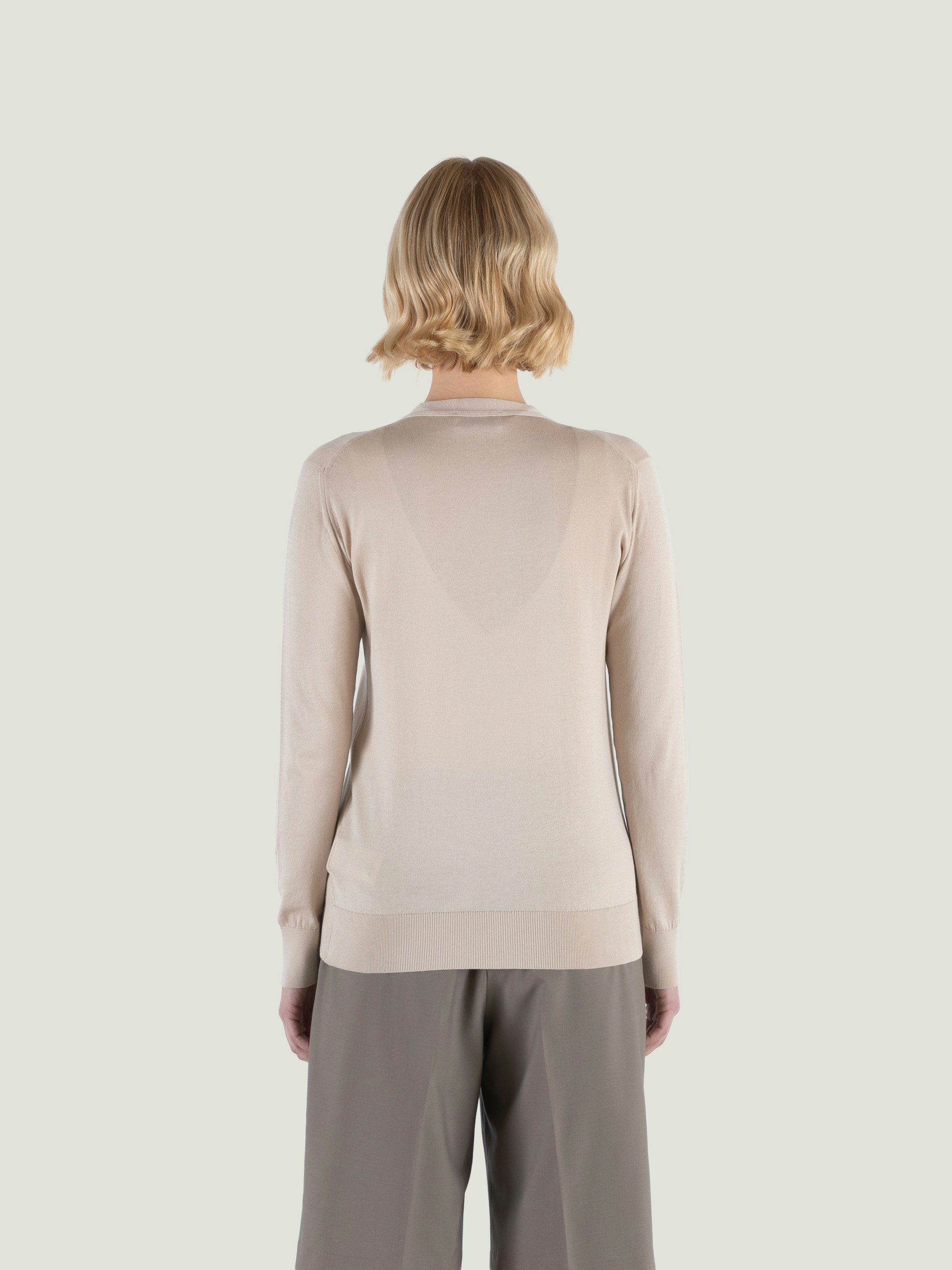 Yasmin - John Smedley's Sea Island Cotton Cardigan | John Smedley