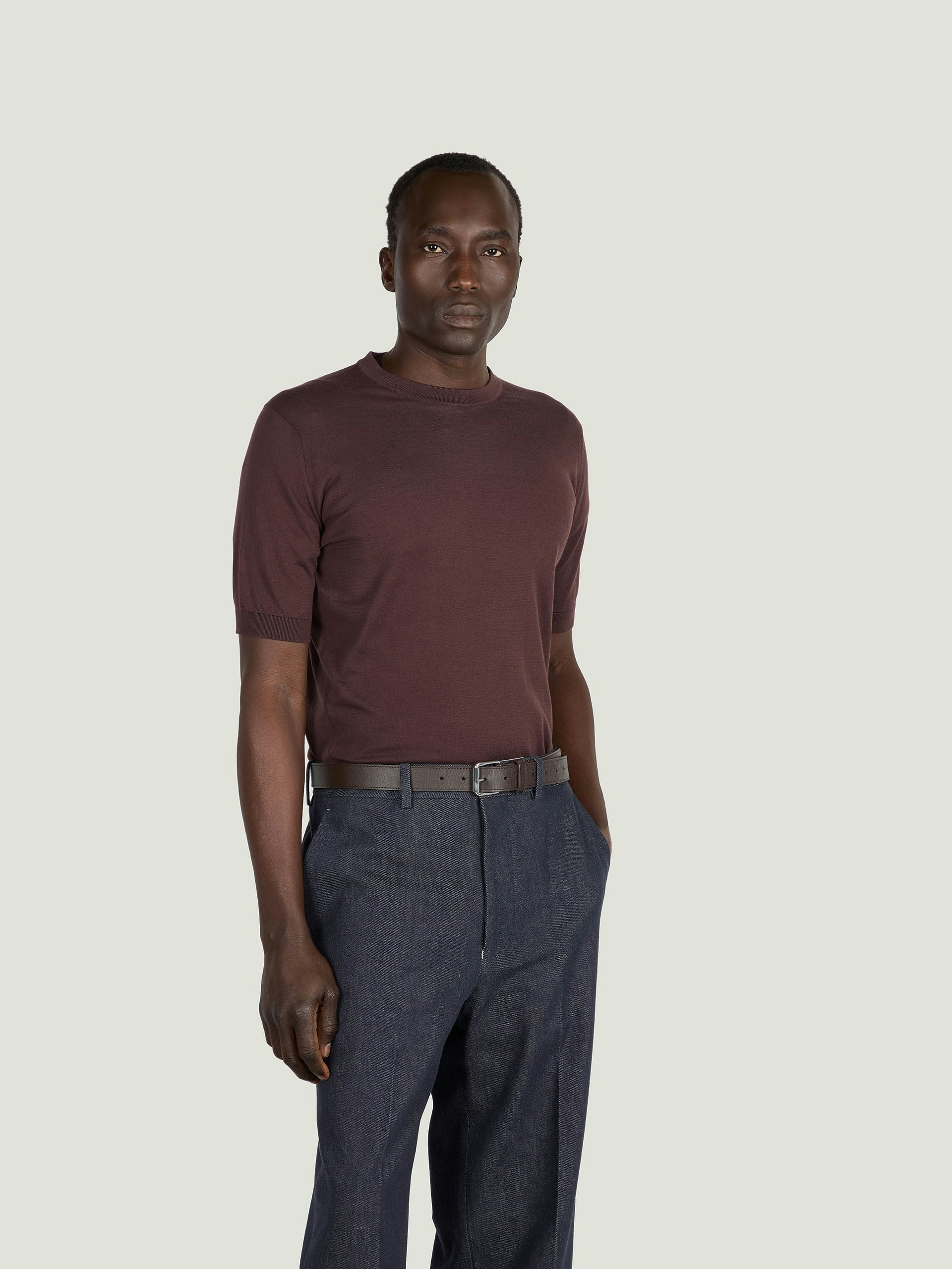 Kempton - John Smedley's Sea Island Cotton T-Shirt | John Smedley